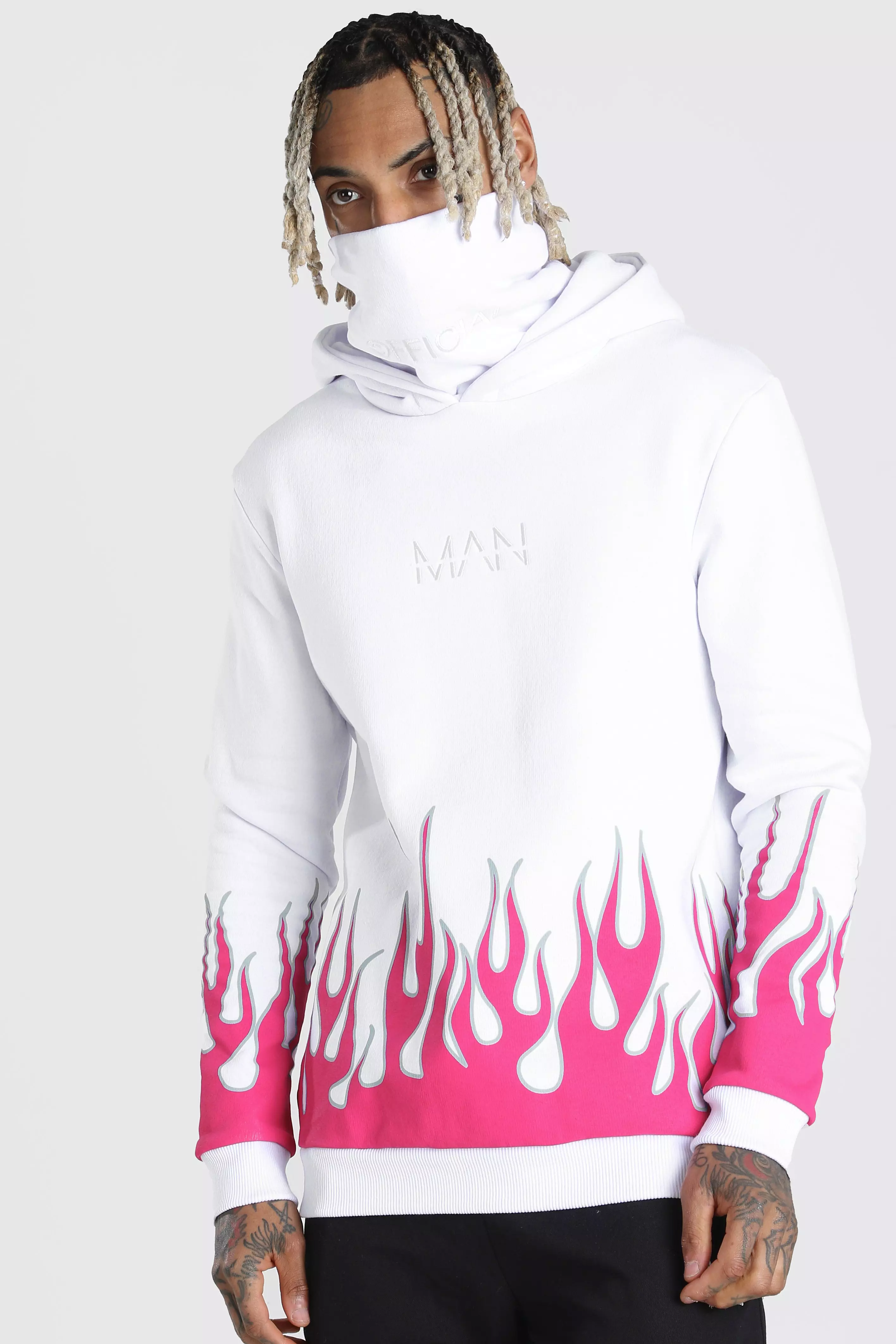 Off white flame on sale sweatshirt