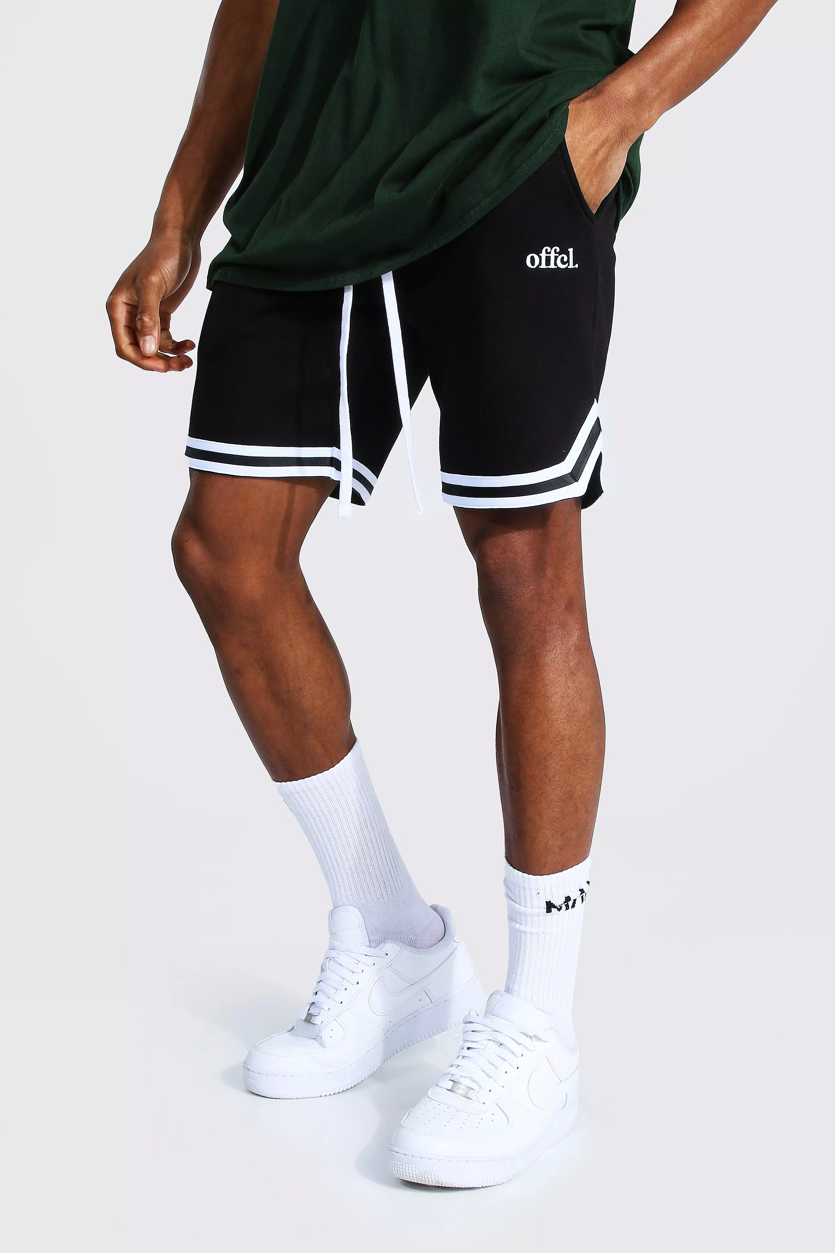 Offcl Basketball Jersey Shorts With Tape