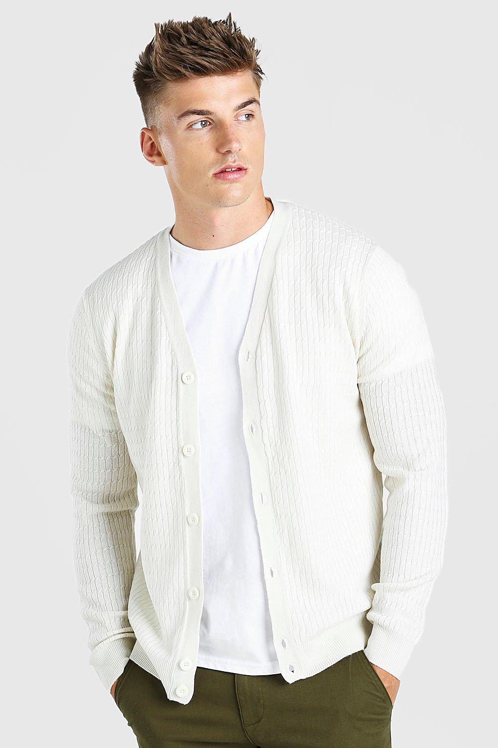 button through cardigan
