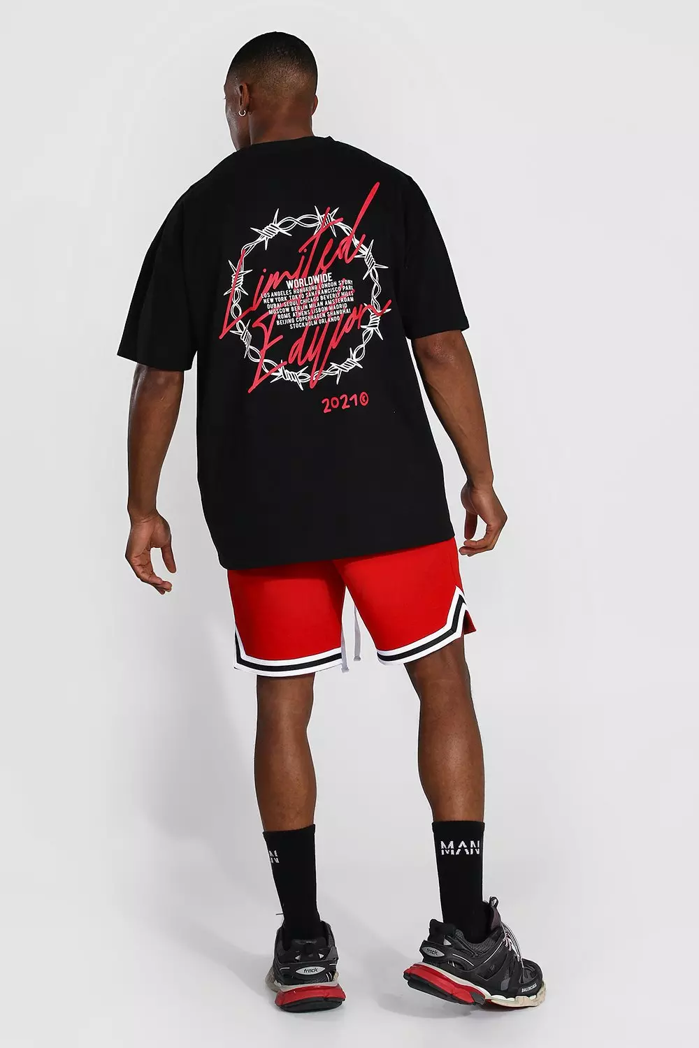 Offcl Basketball Jersey Shorts With Tape