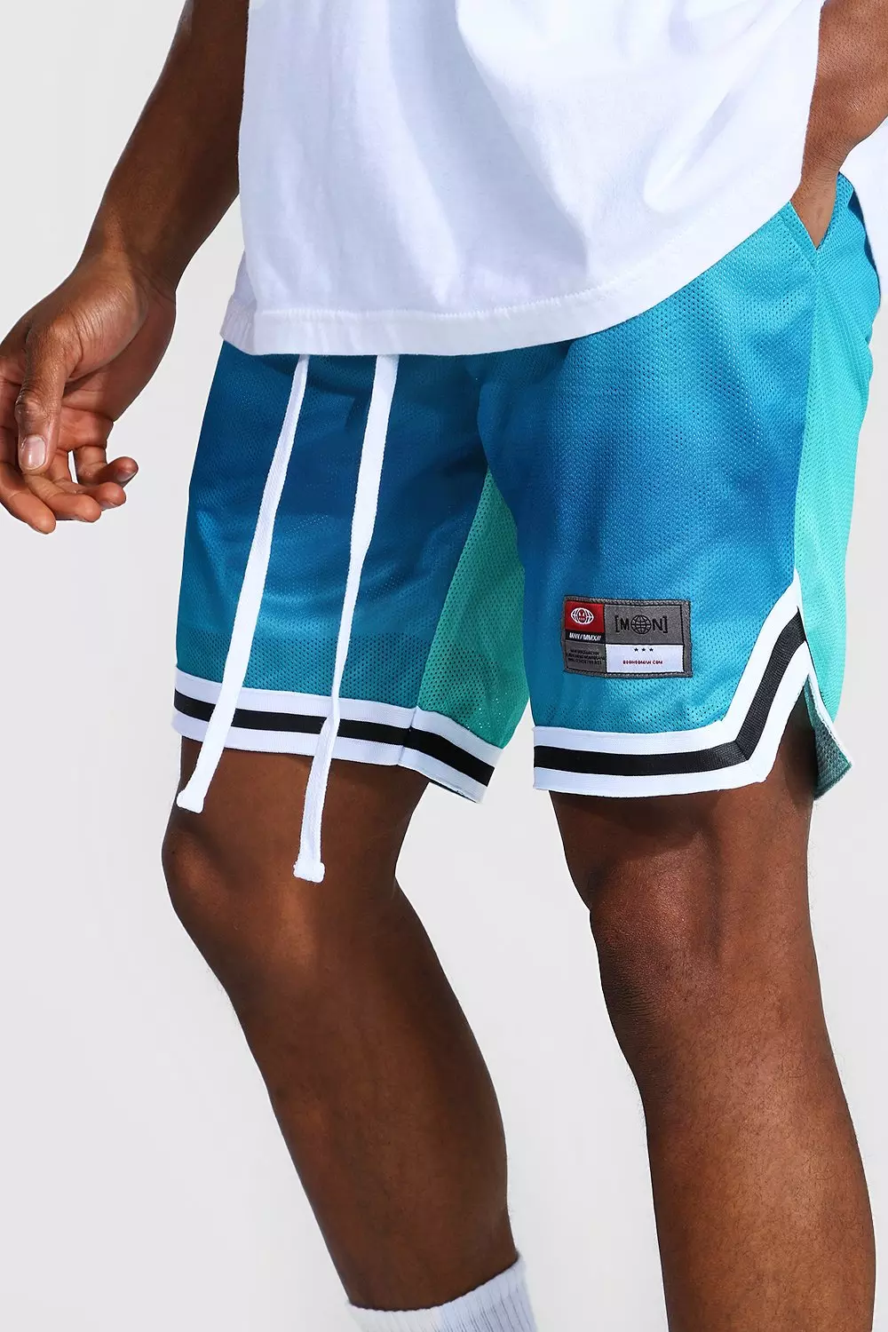 Mesh Ombre Basketball Vest And Short Set