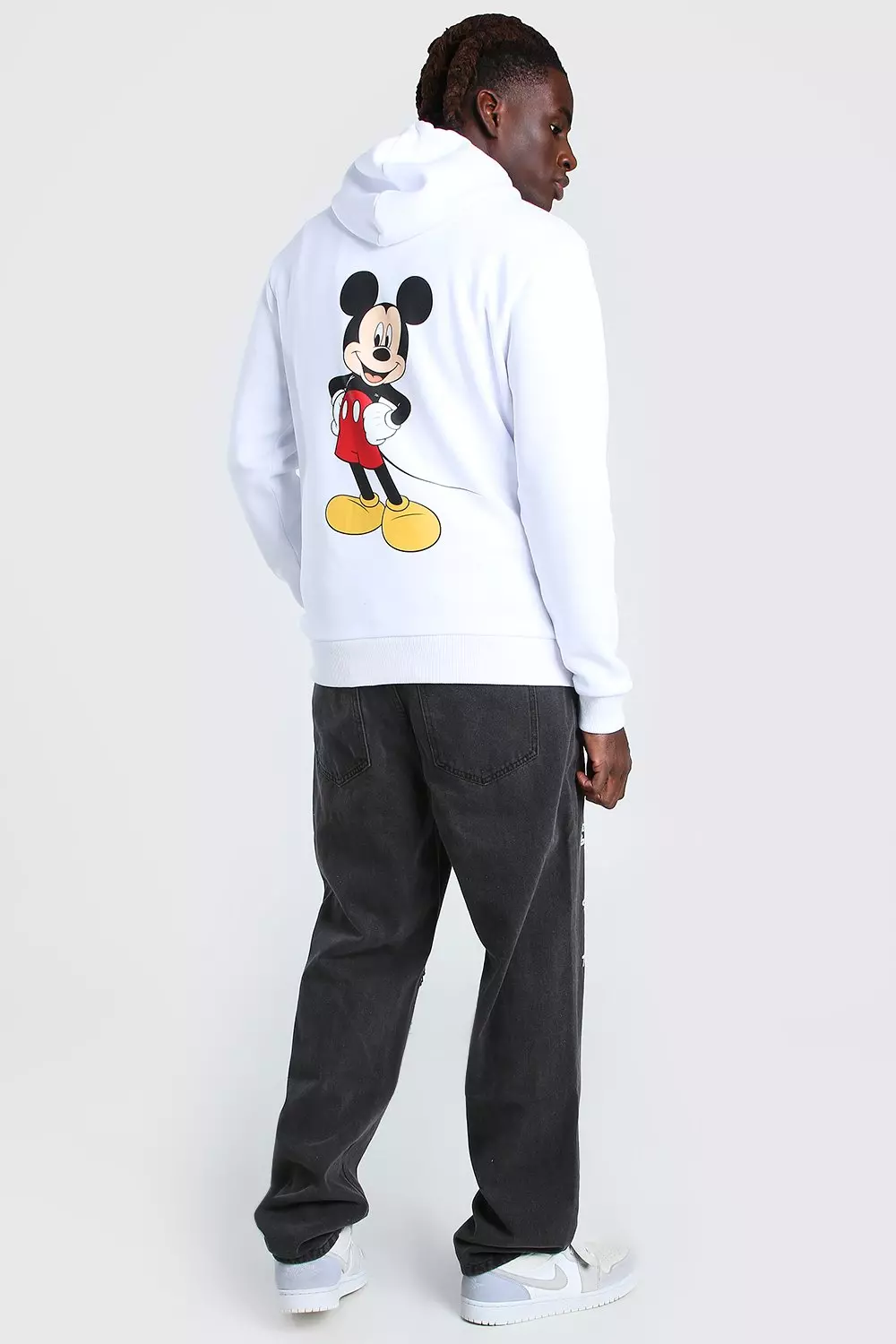 Disney Pull à capuche classique Mickey Heads Up pour homme, BLANC, Petit :  : Mode