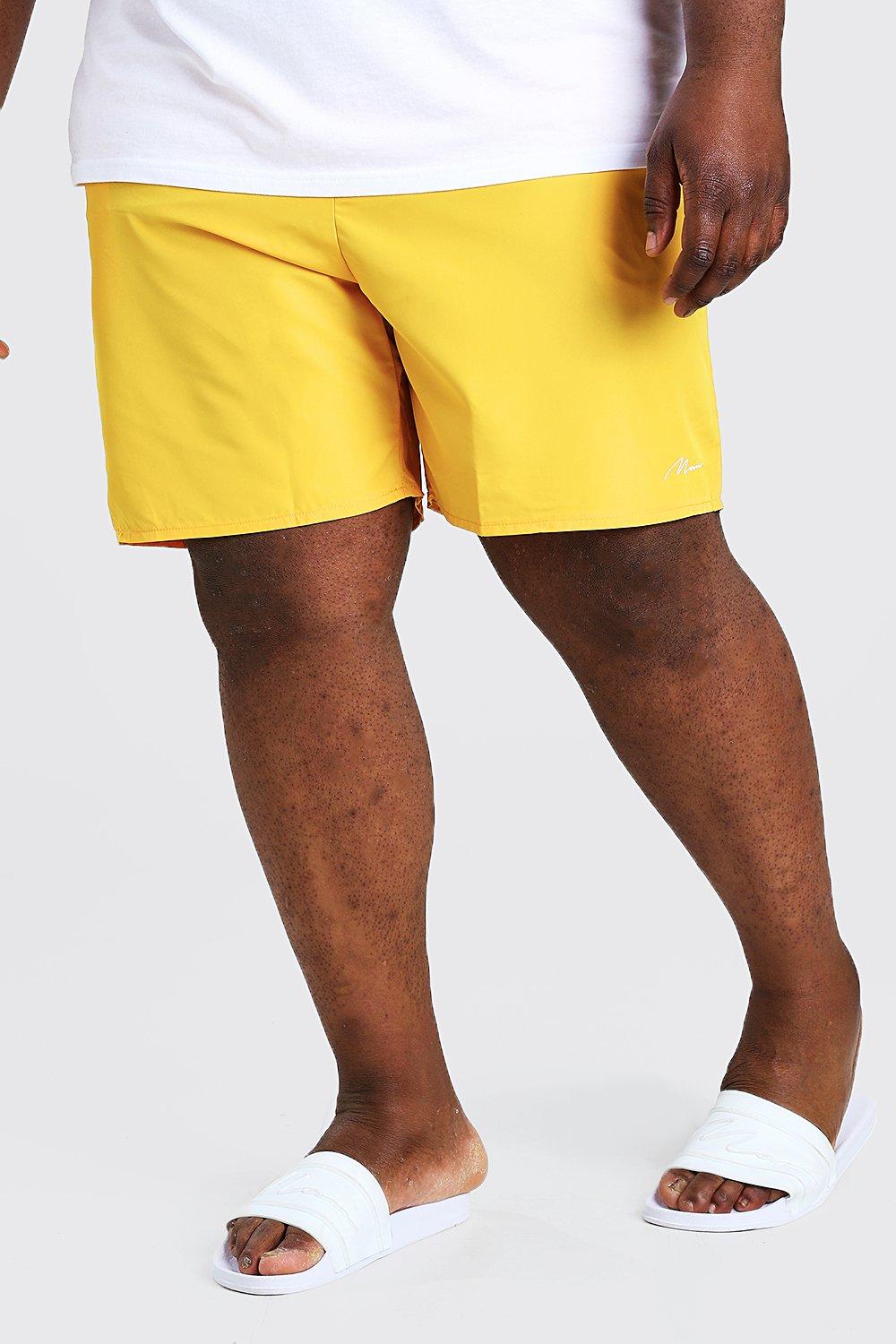 yellow shorts plus size