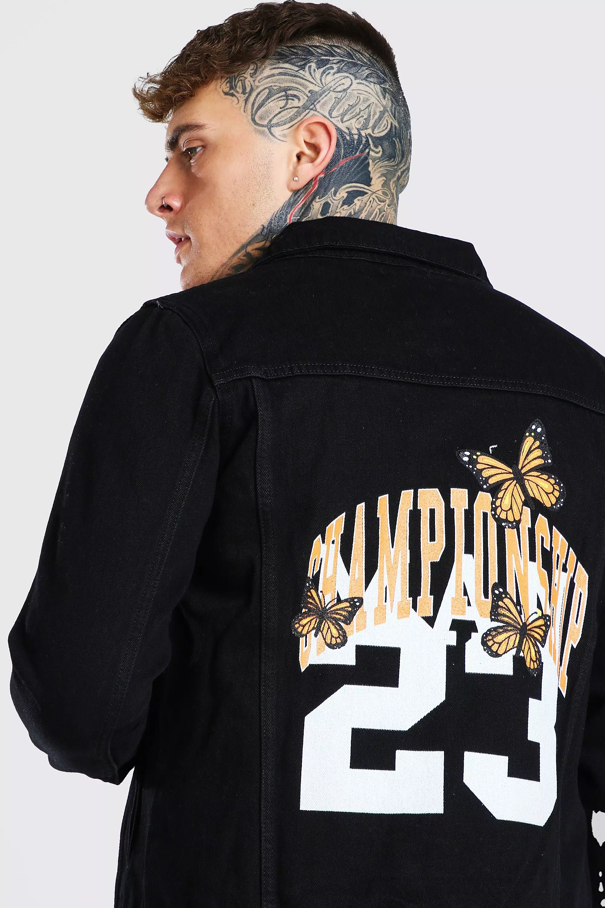 Jacket on sale back print