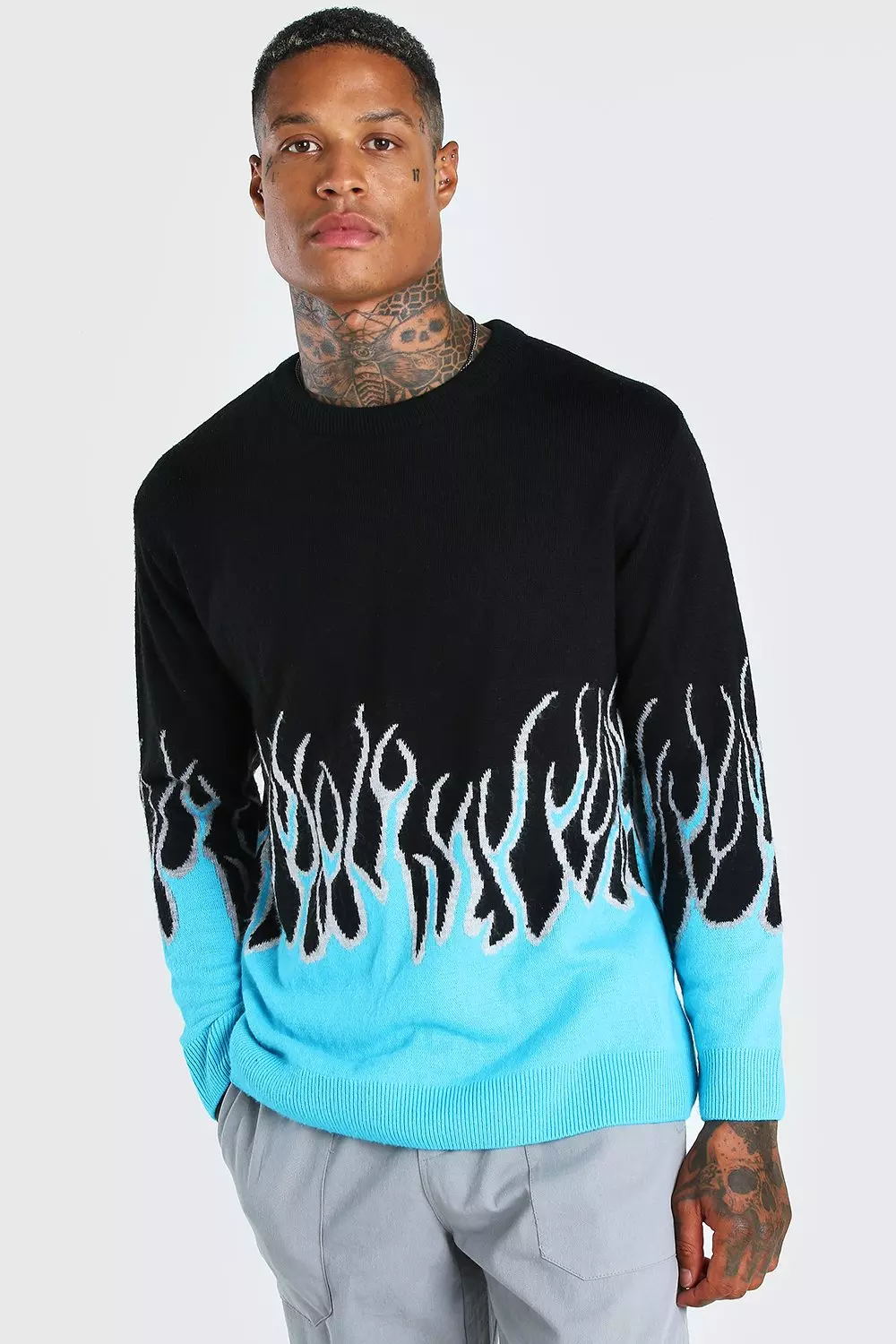 Blue flame online sweatshirt