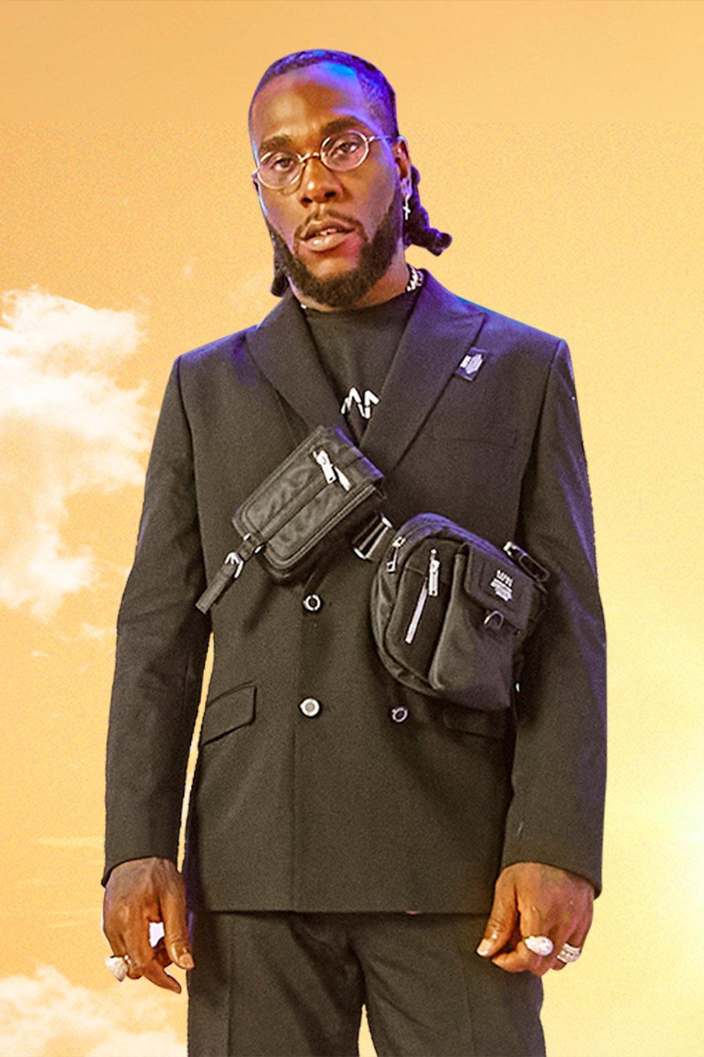 Burna Boy Double Breasted Suit Jacket