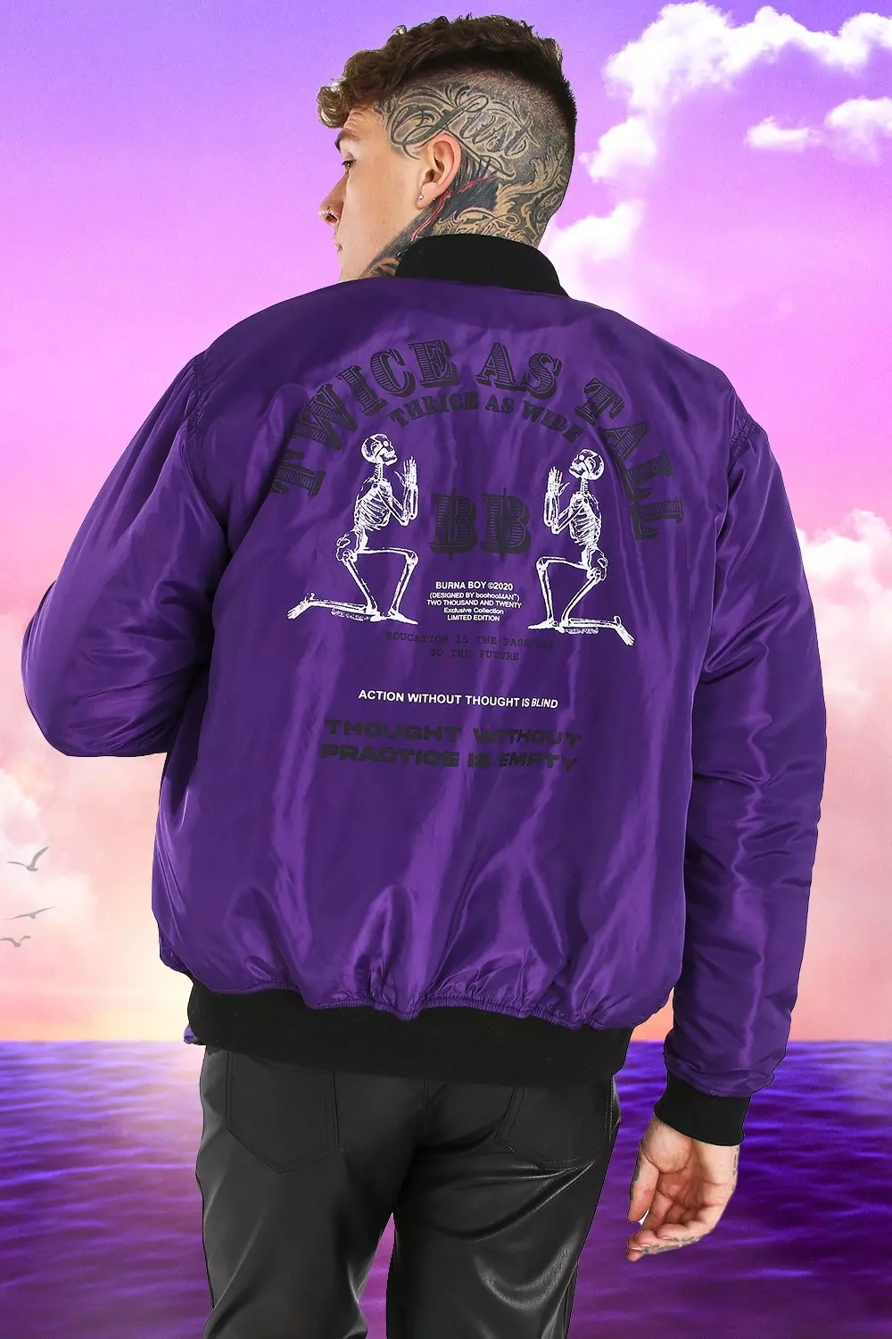 Vetements hotsell purple bomber