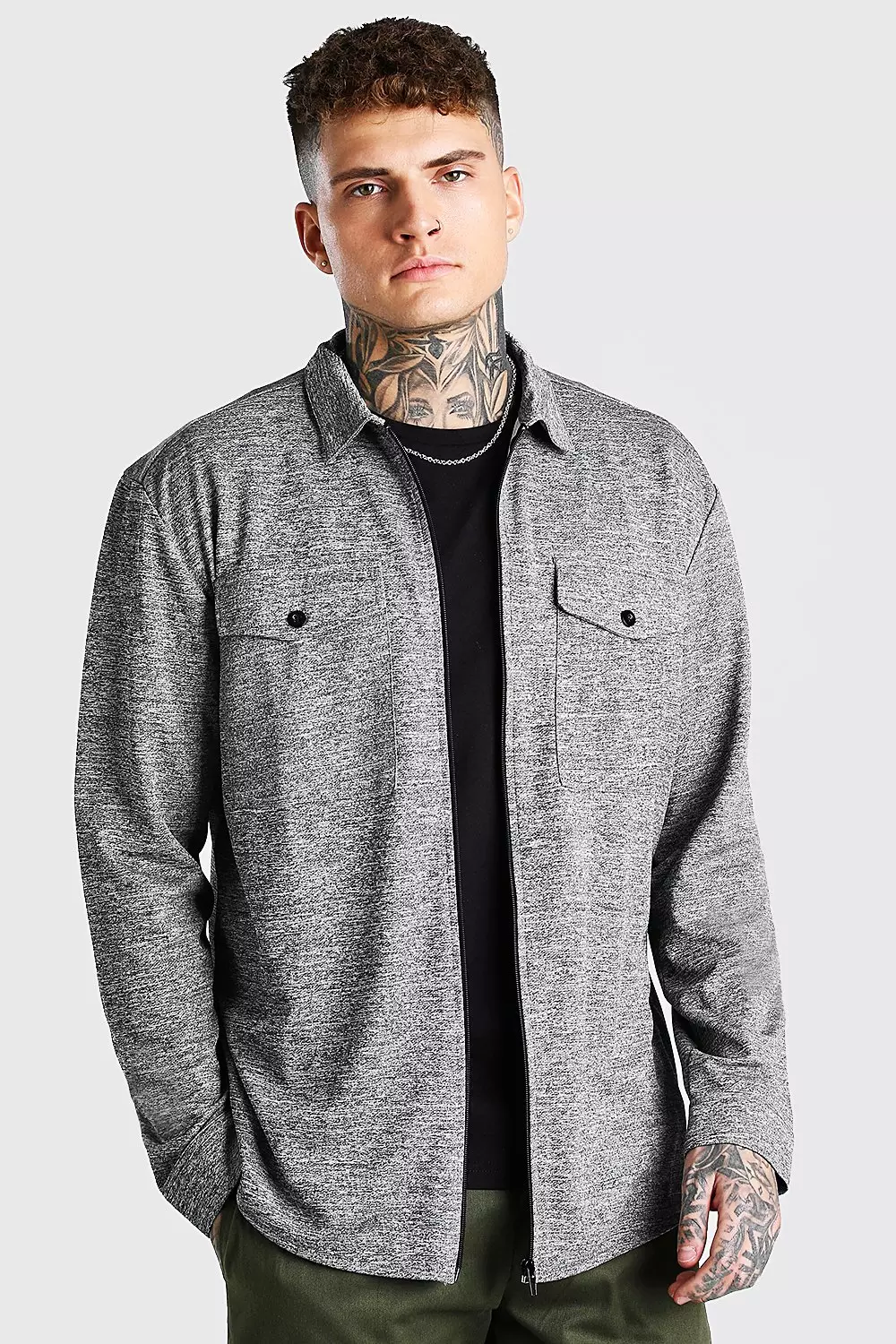 Jacquard Long Sleeve Jersey