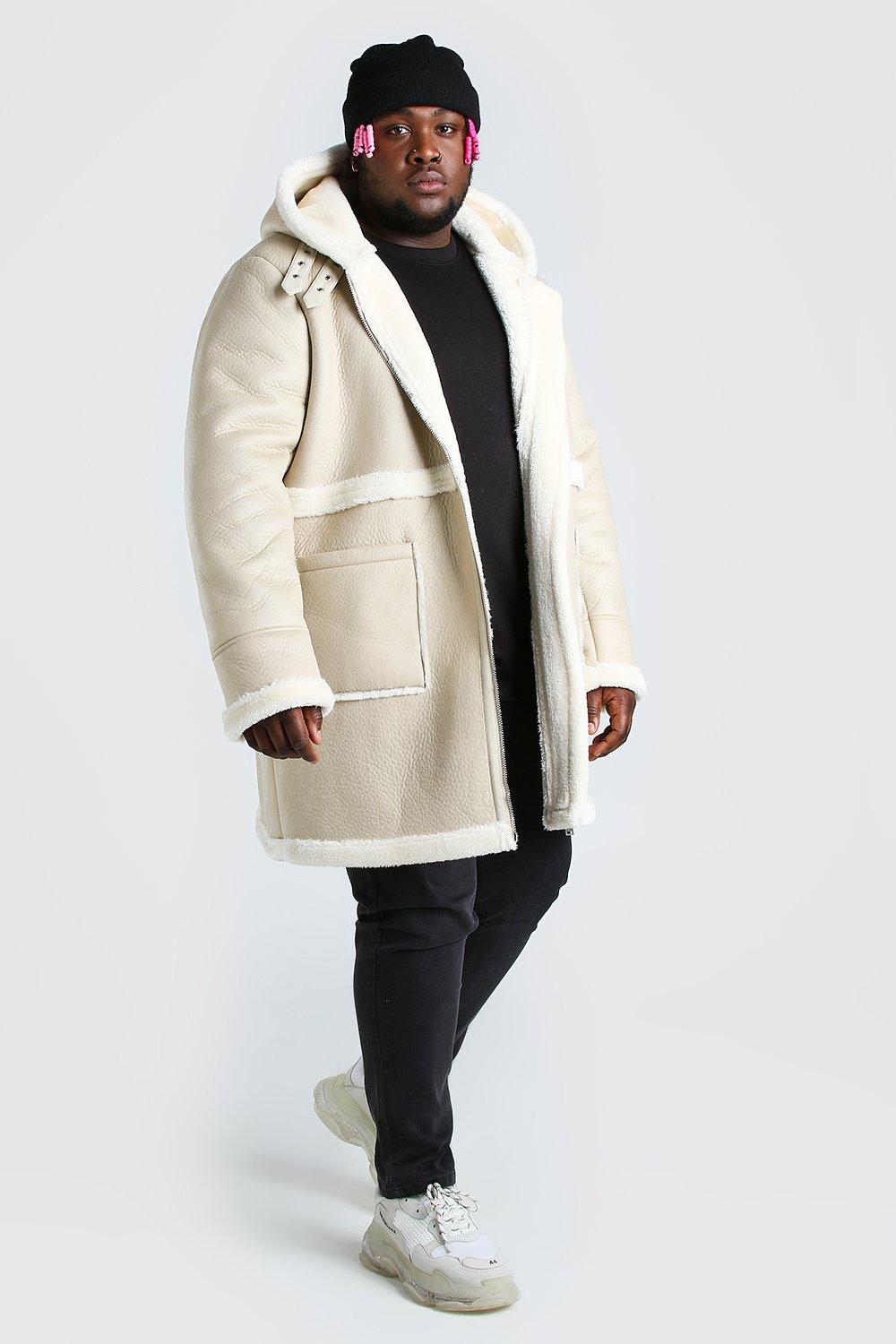 longline aviator jacket