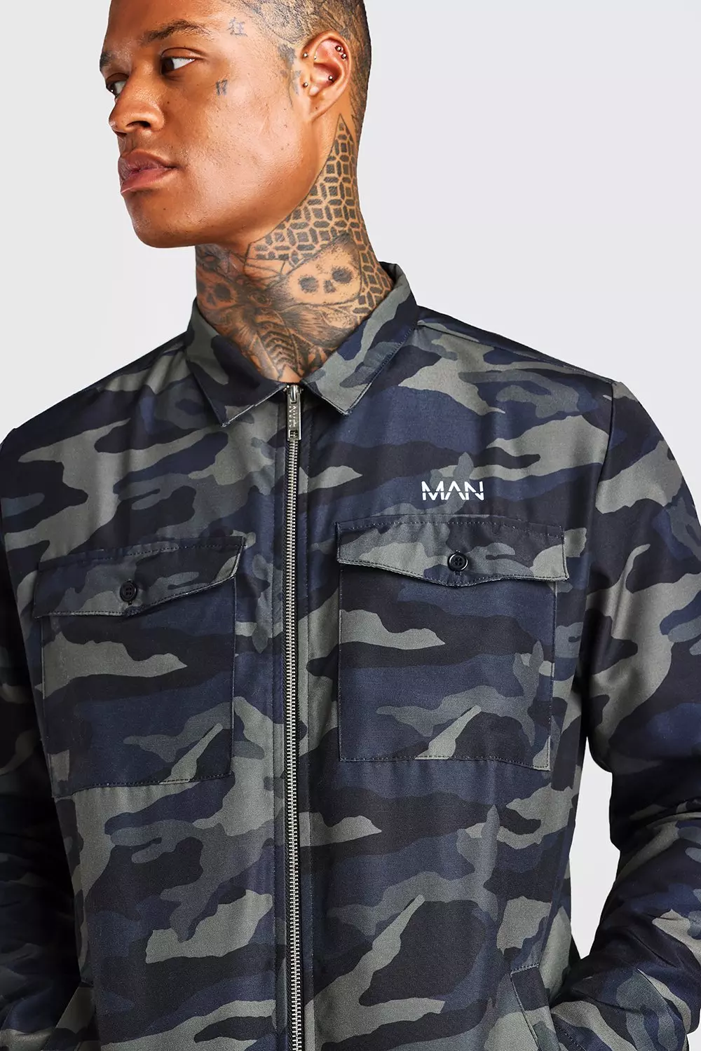 Camouflage harrington jacket sale