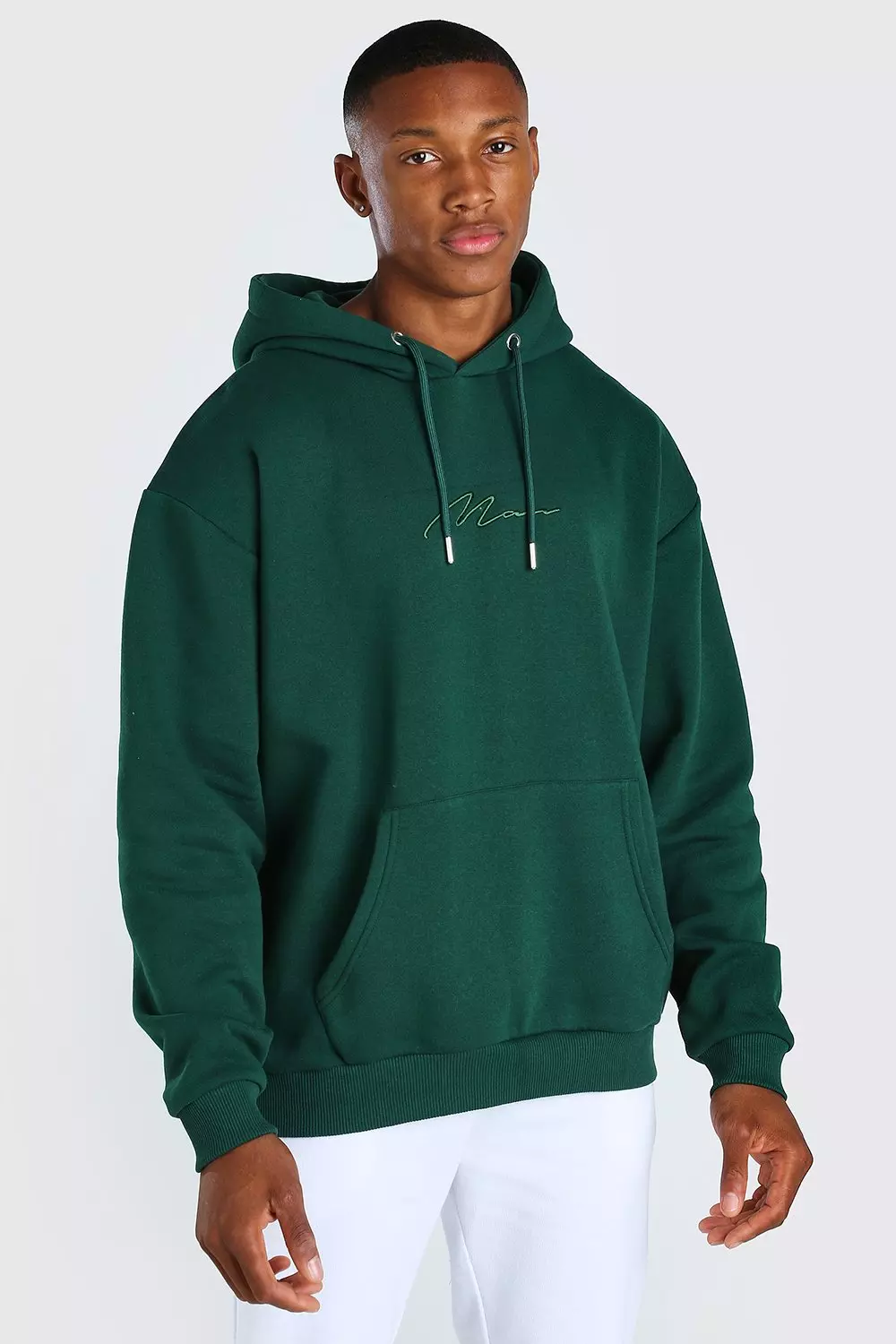 Signature Hoodie With Embroidery - Men - Ready-to-Wear