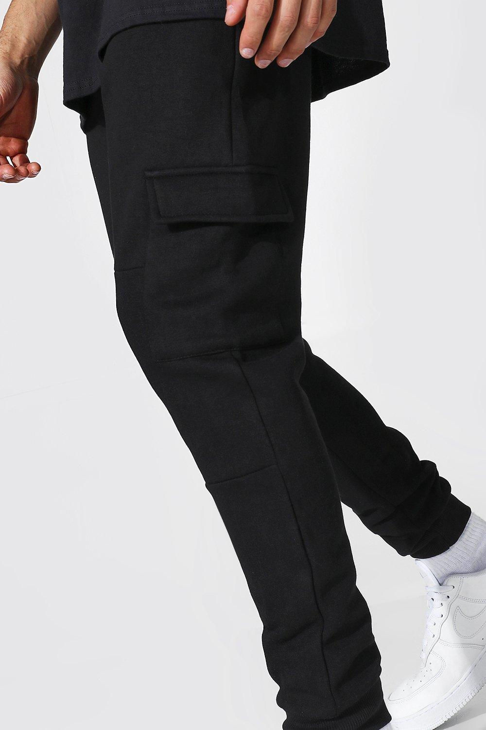 skinny fit cargo joggers