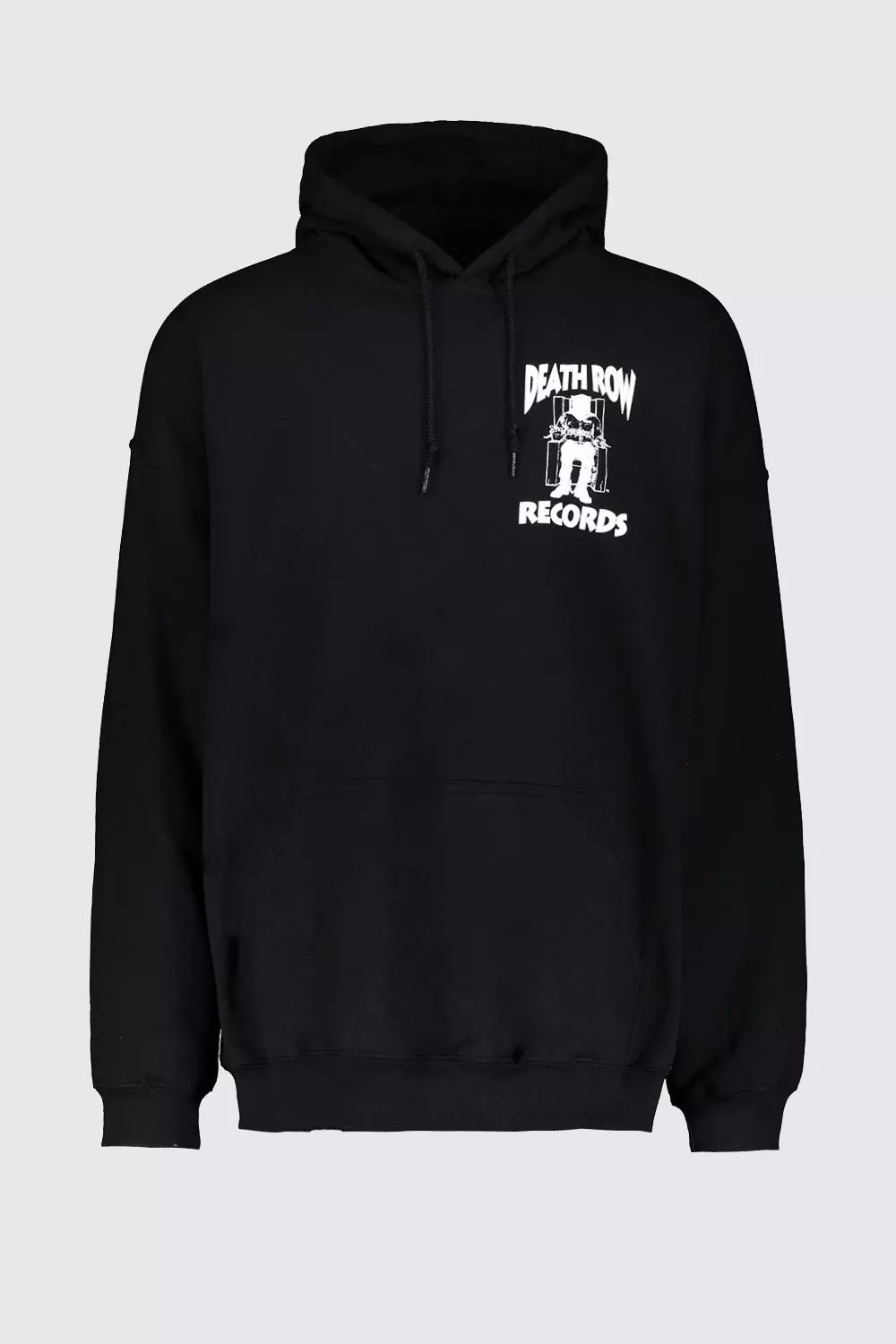 Plus Size Death Row Records License Hoodie | boohooMAN USA