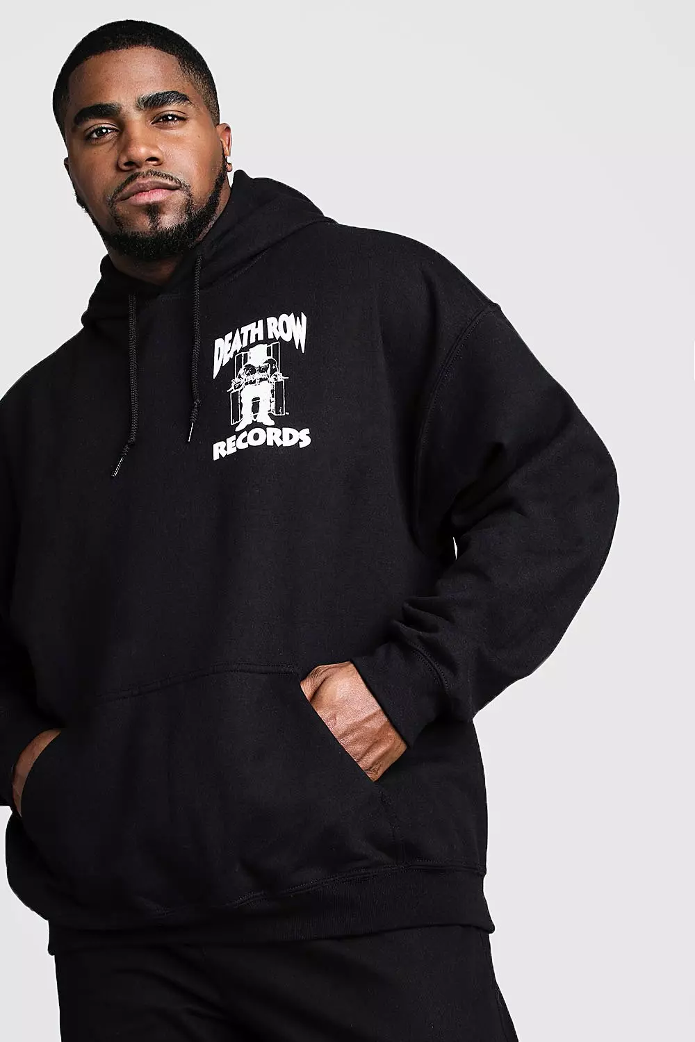 Plus Size Death Row Records License Hoodie