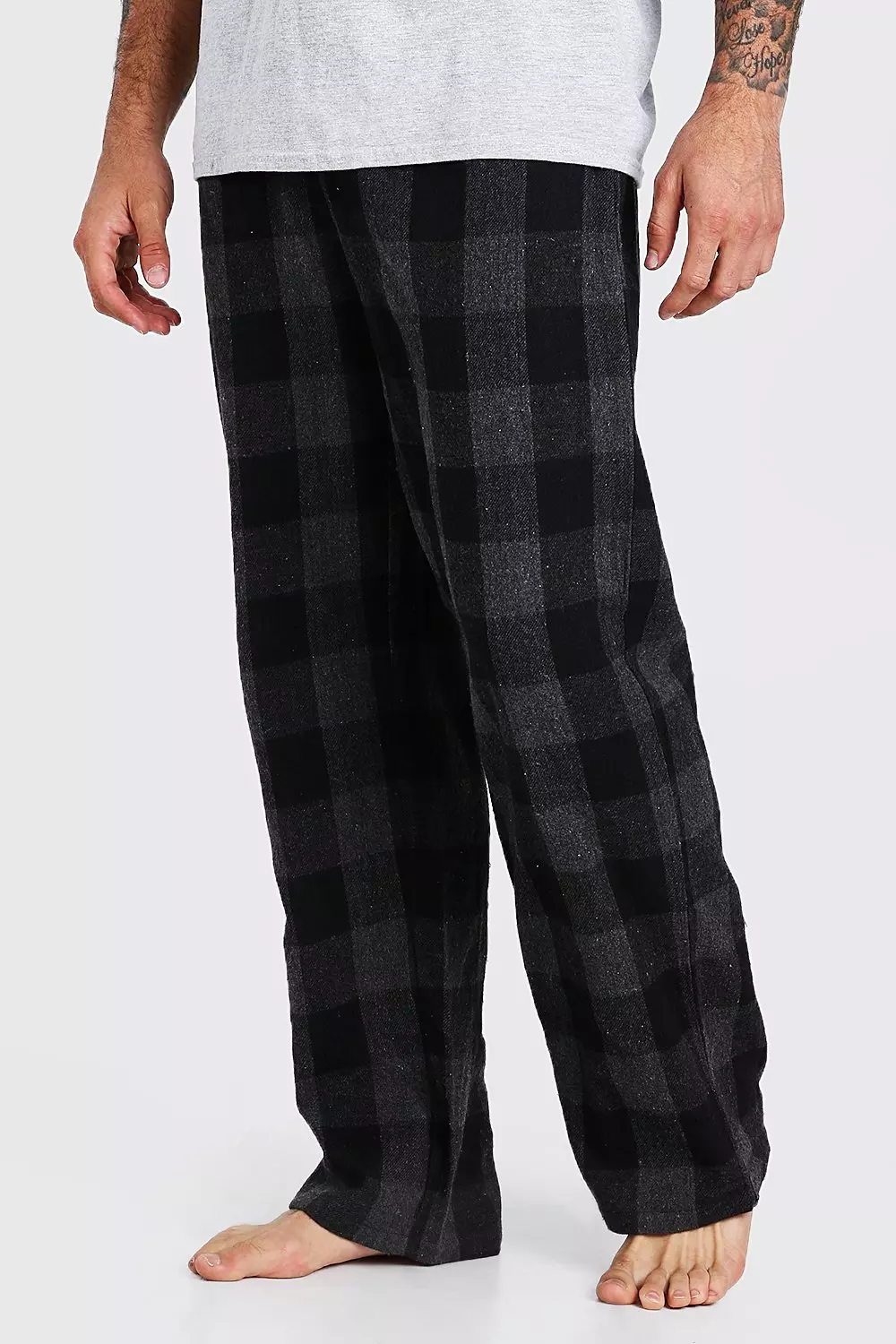 Checked discount pj bottoms