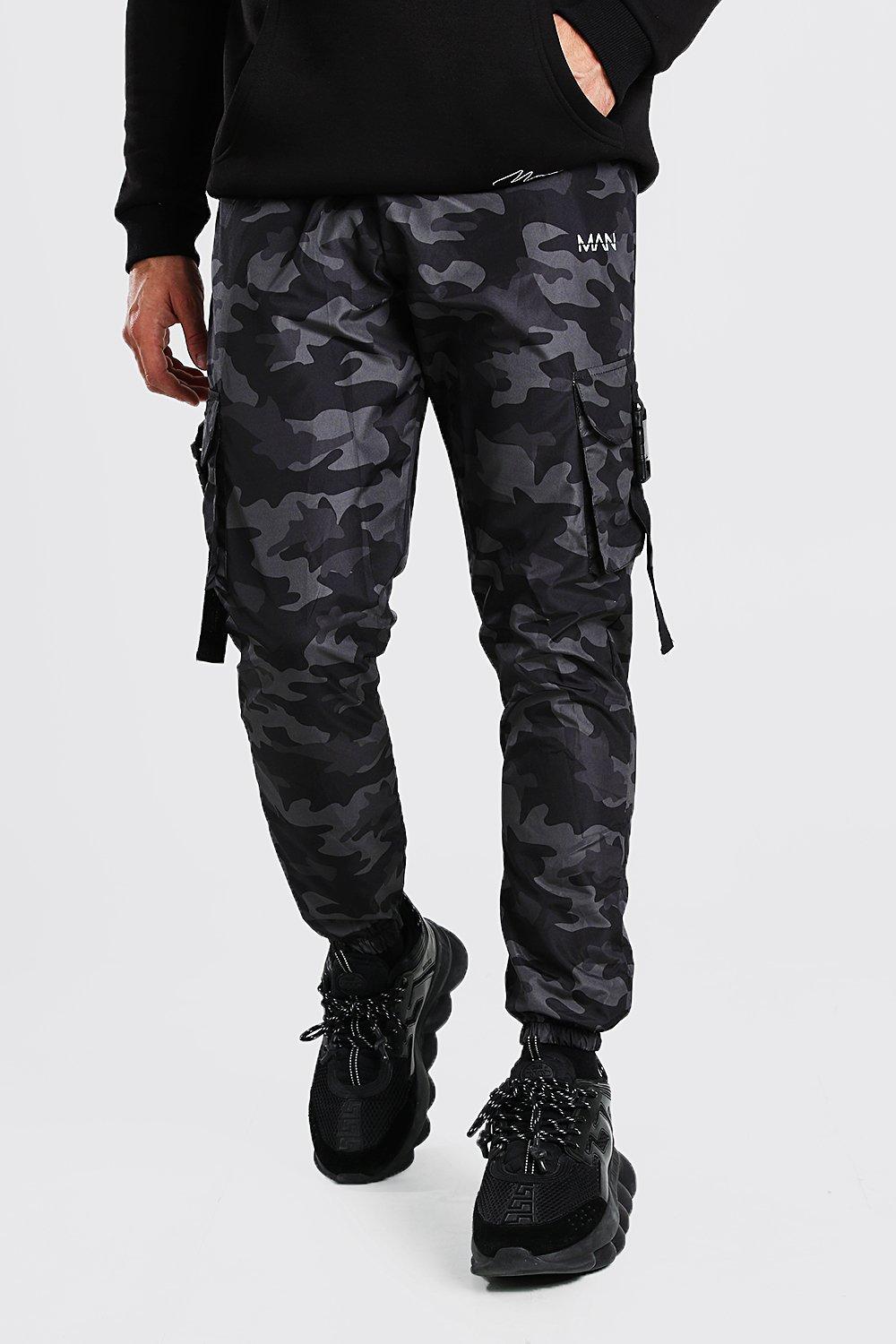 dark grey camo pants