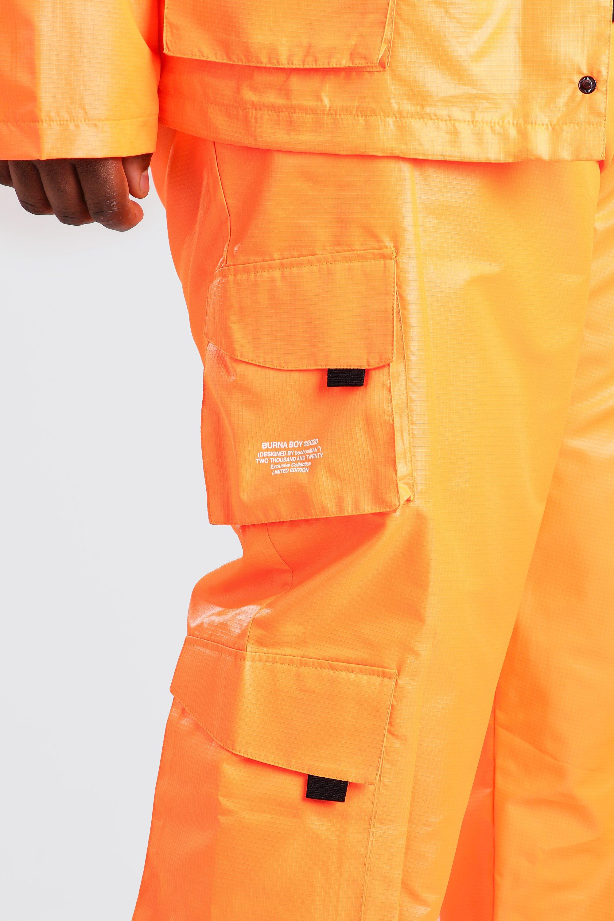 boys orange cargo pants