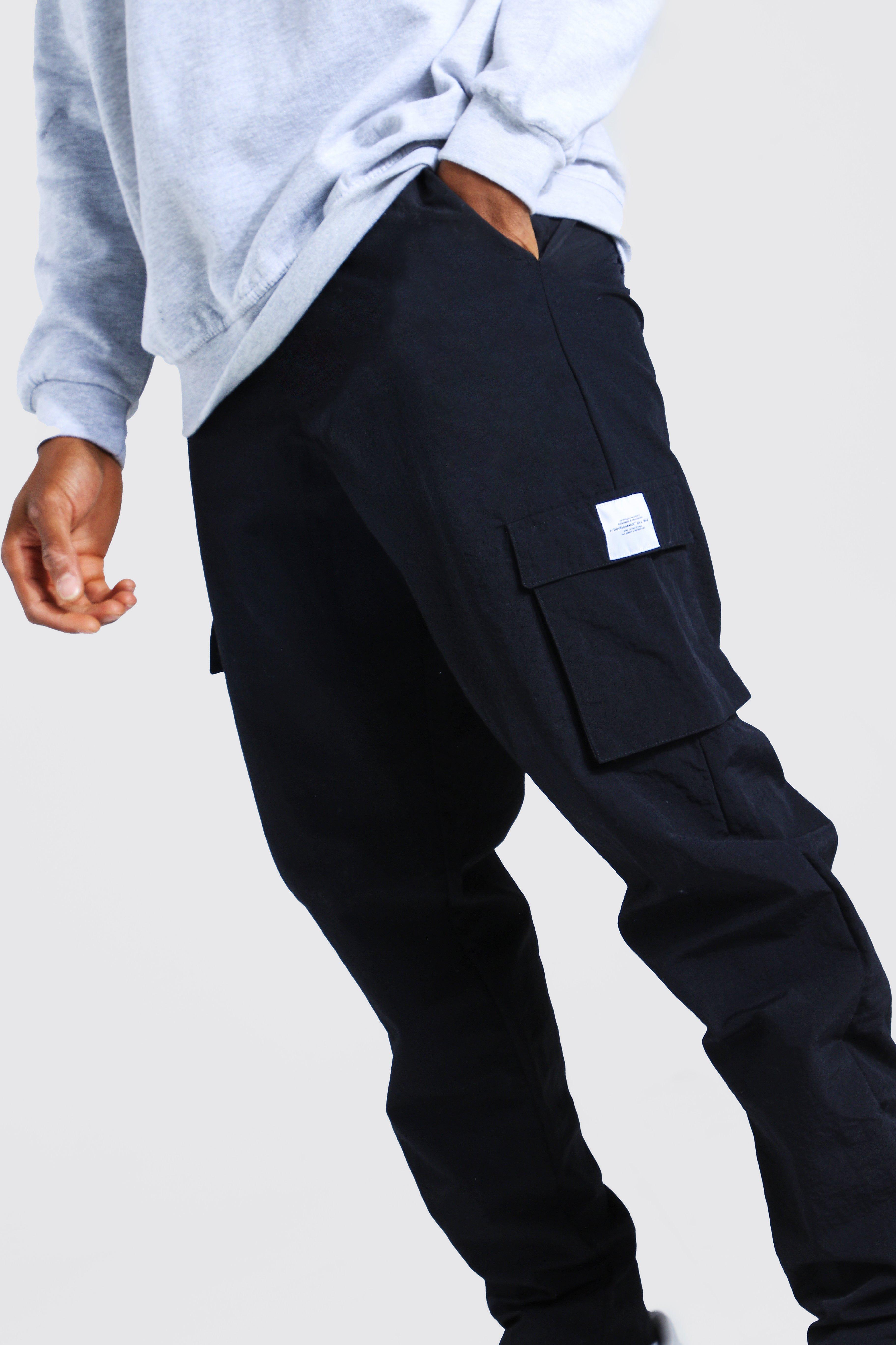 crinkle cargo pants