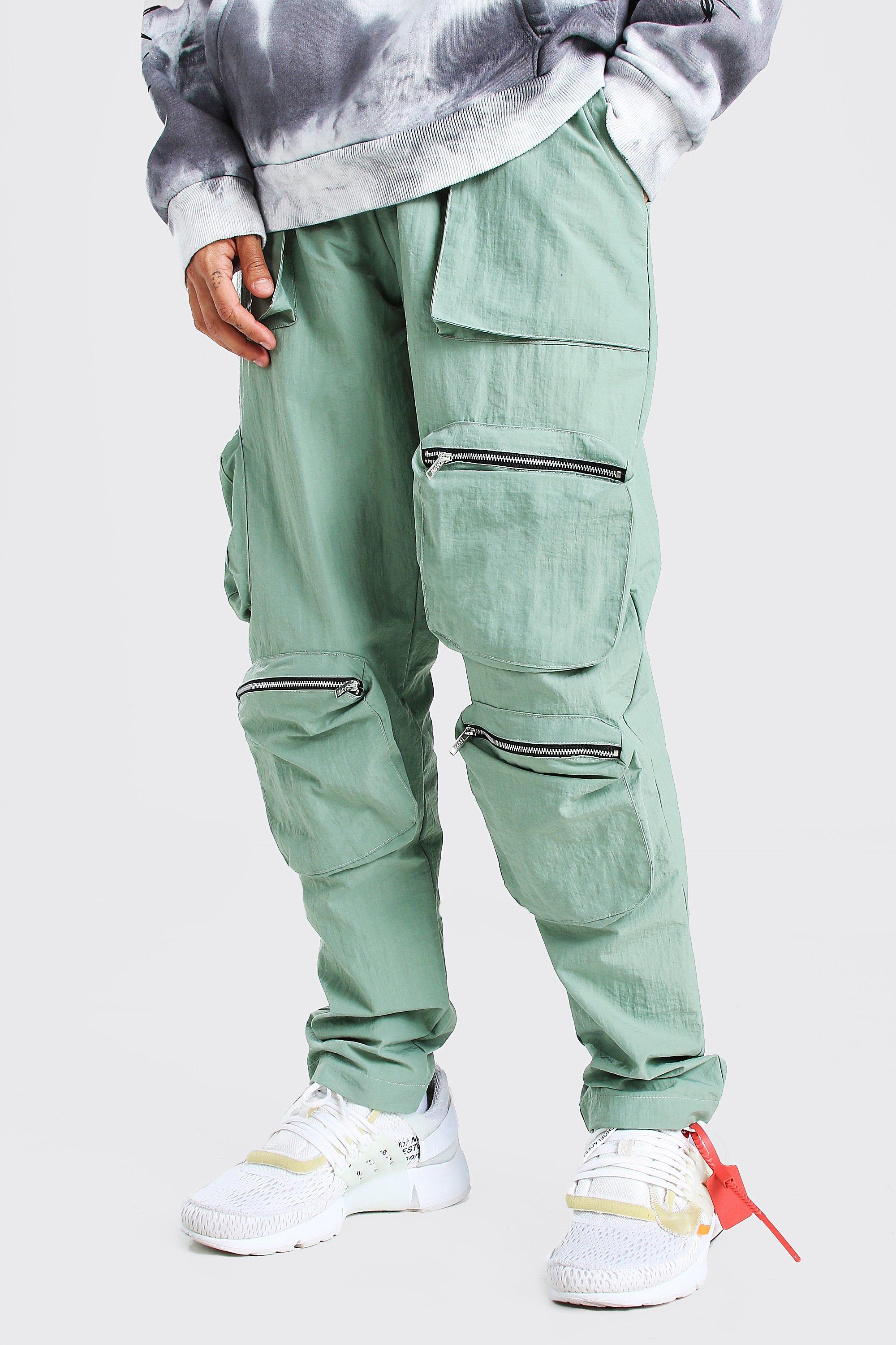 crinkle cargo pants
