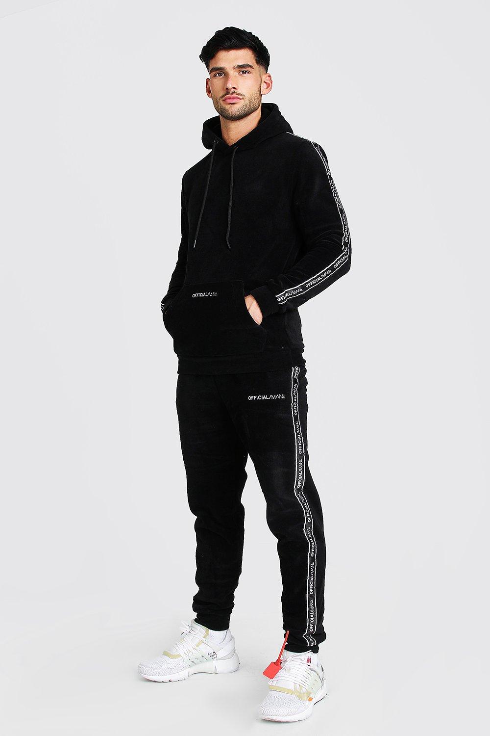nike tape fleece tracksuit