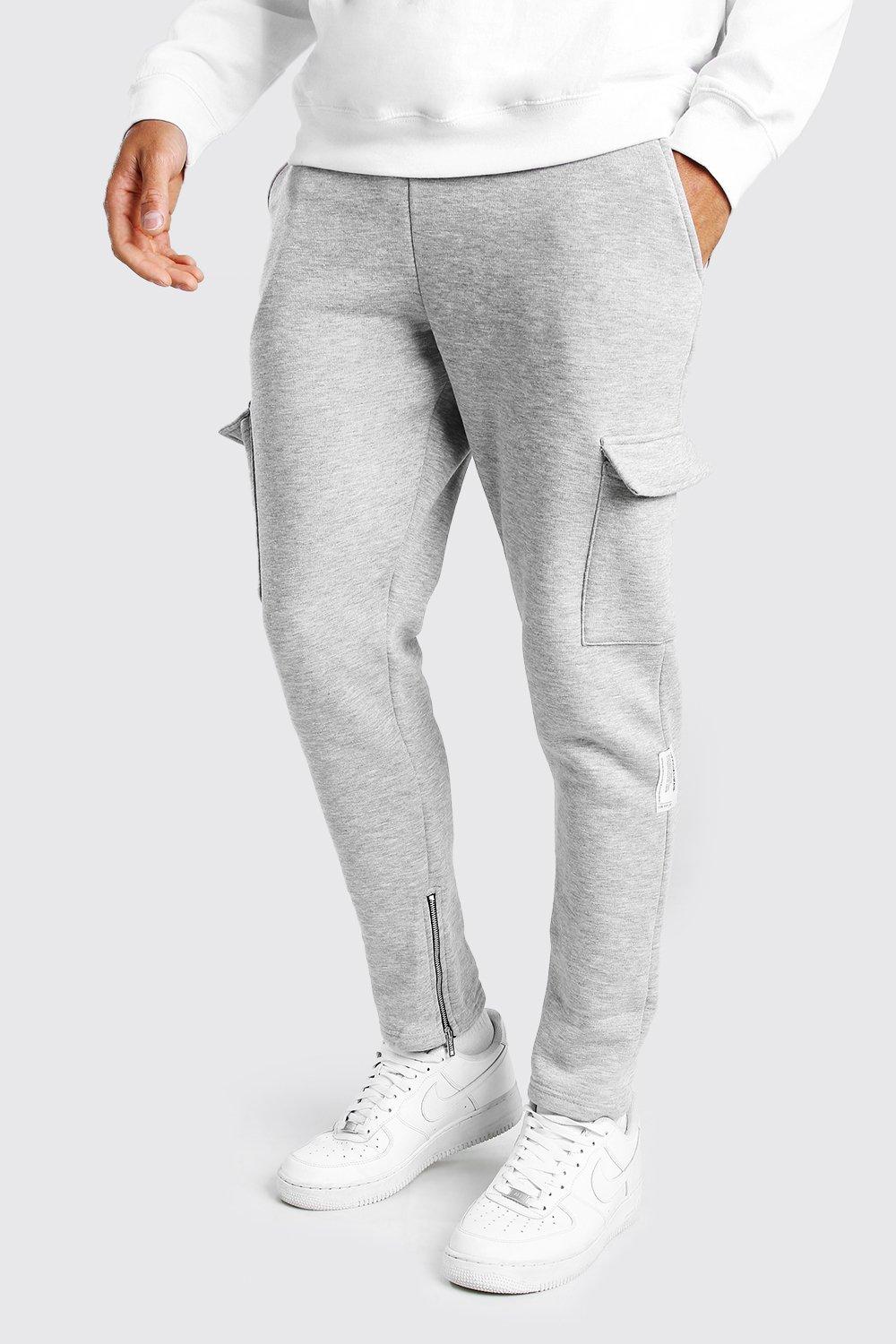 cargo zip joggers