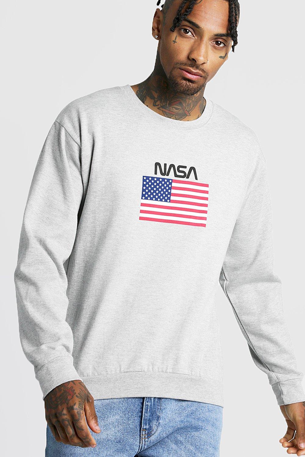 nasa print sweatshirt