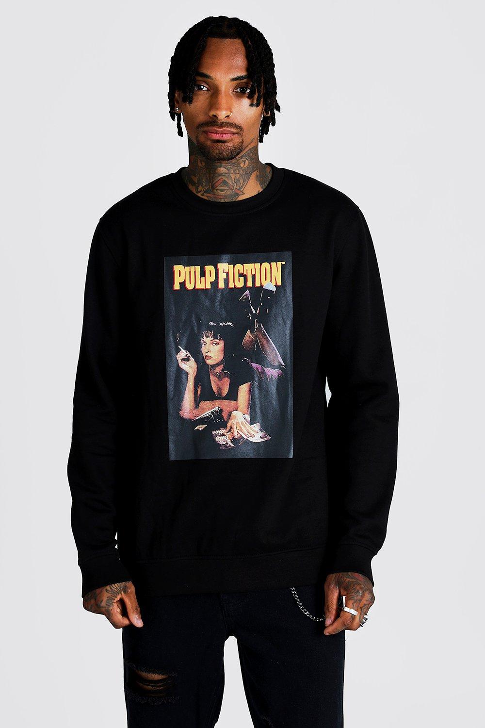 

Толстовка оверсайз с лицензированным принтом Pulp Fiction Mia, Black