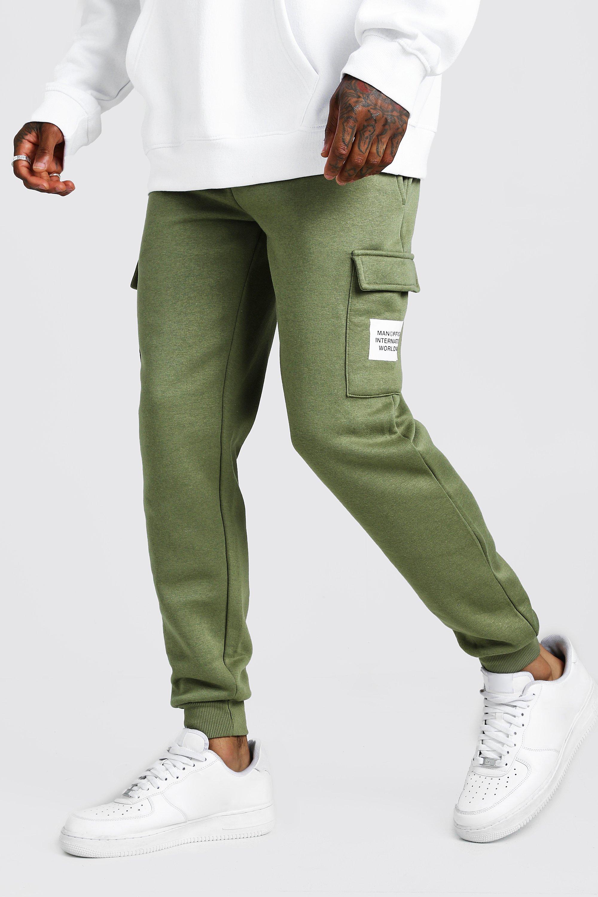 slim cargo joggers