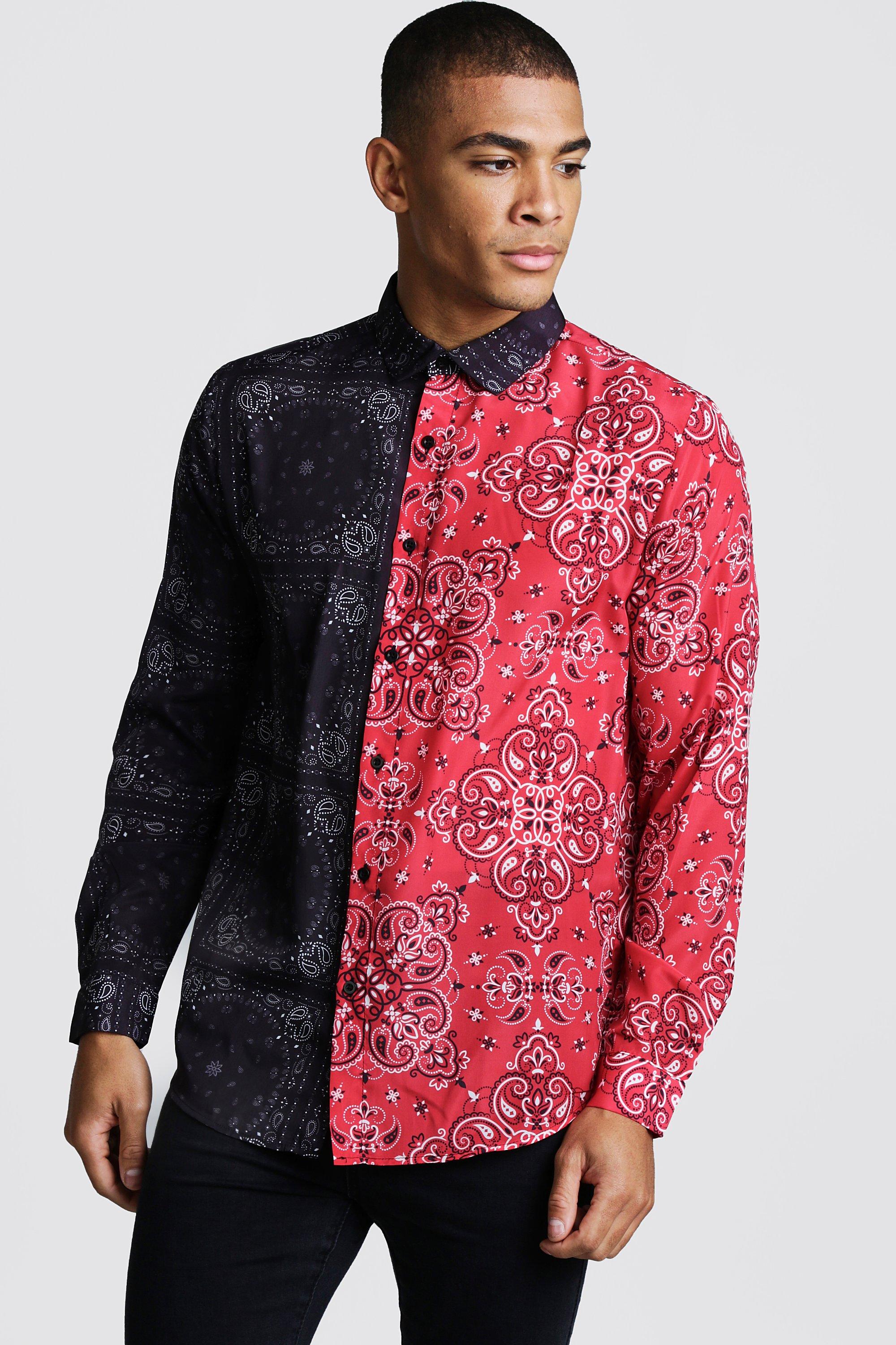 Now Around the world: Bandana Print Shirt