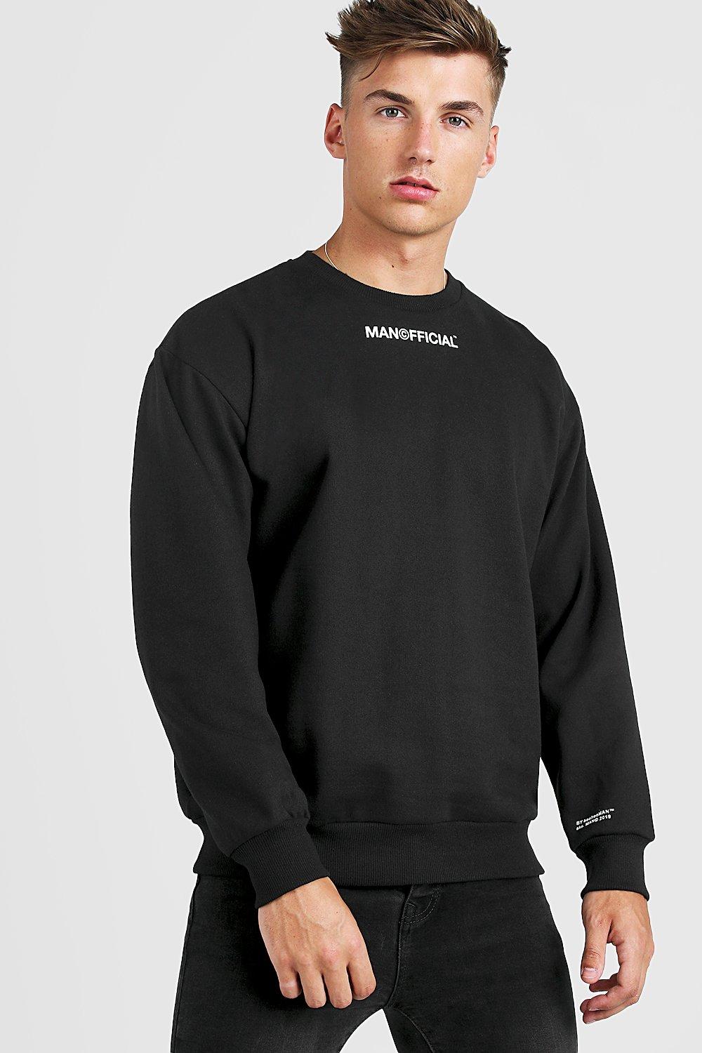 black sweatshirt men