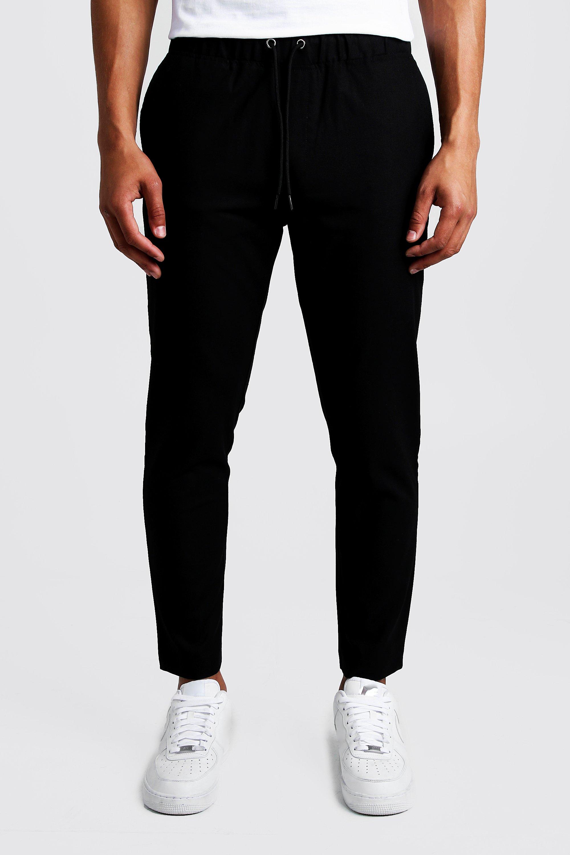 cropped jogger trousers