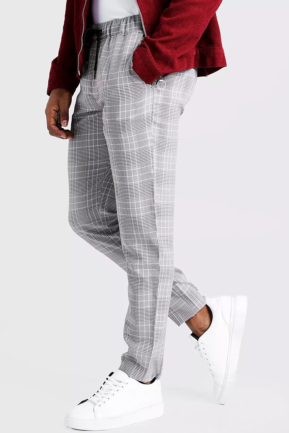 Smart best sale checked jogger