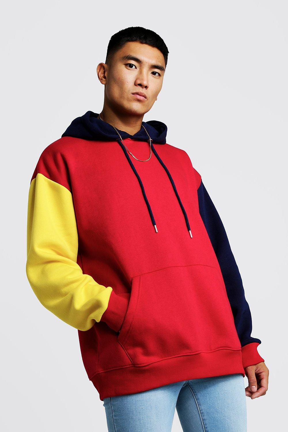 hoodie colour block