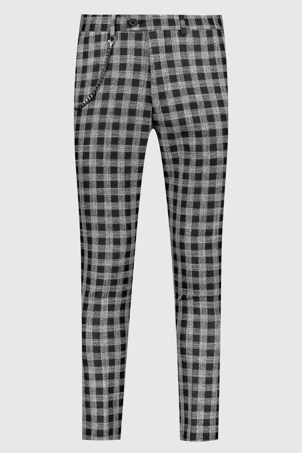 

Укороченные брюки скинни из джаспе с ремнем, Grey