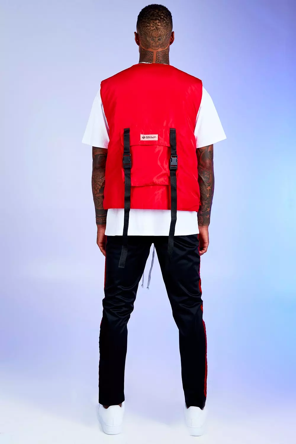 Kenzo Kenzo Utility Vest In Canvas And Mesh - Stylemyle