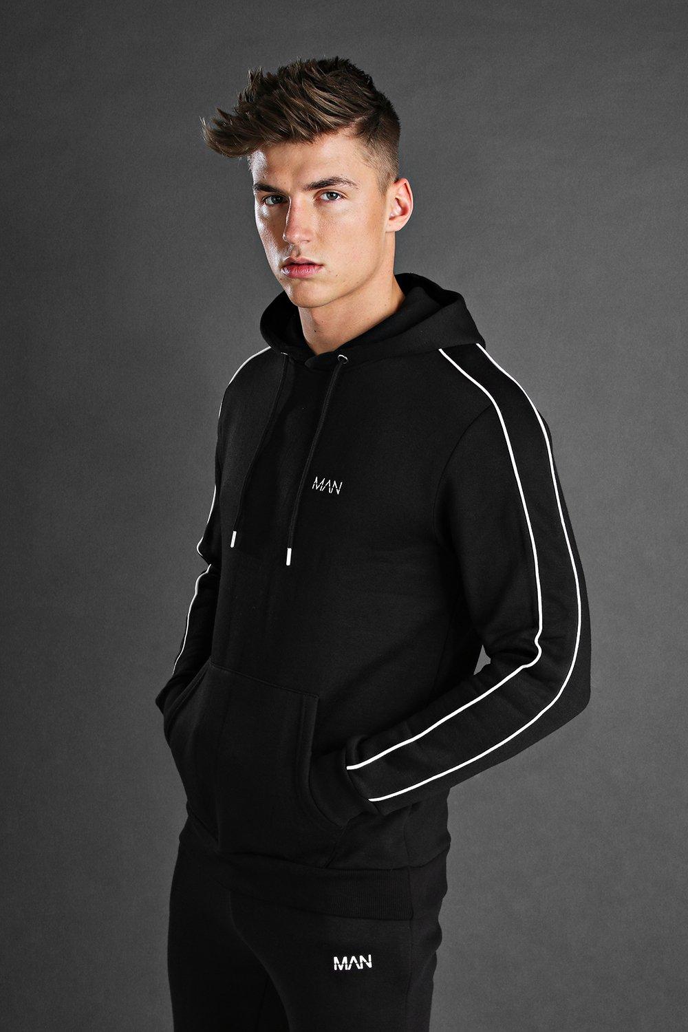 

Хули MAN с окантовкой, Black