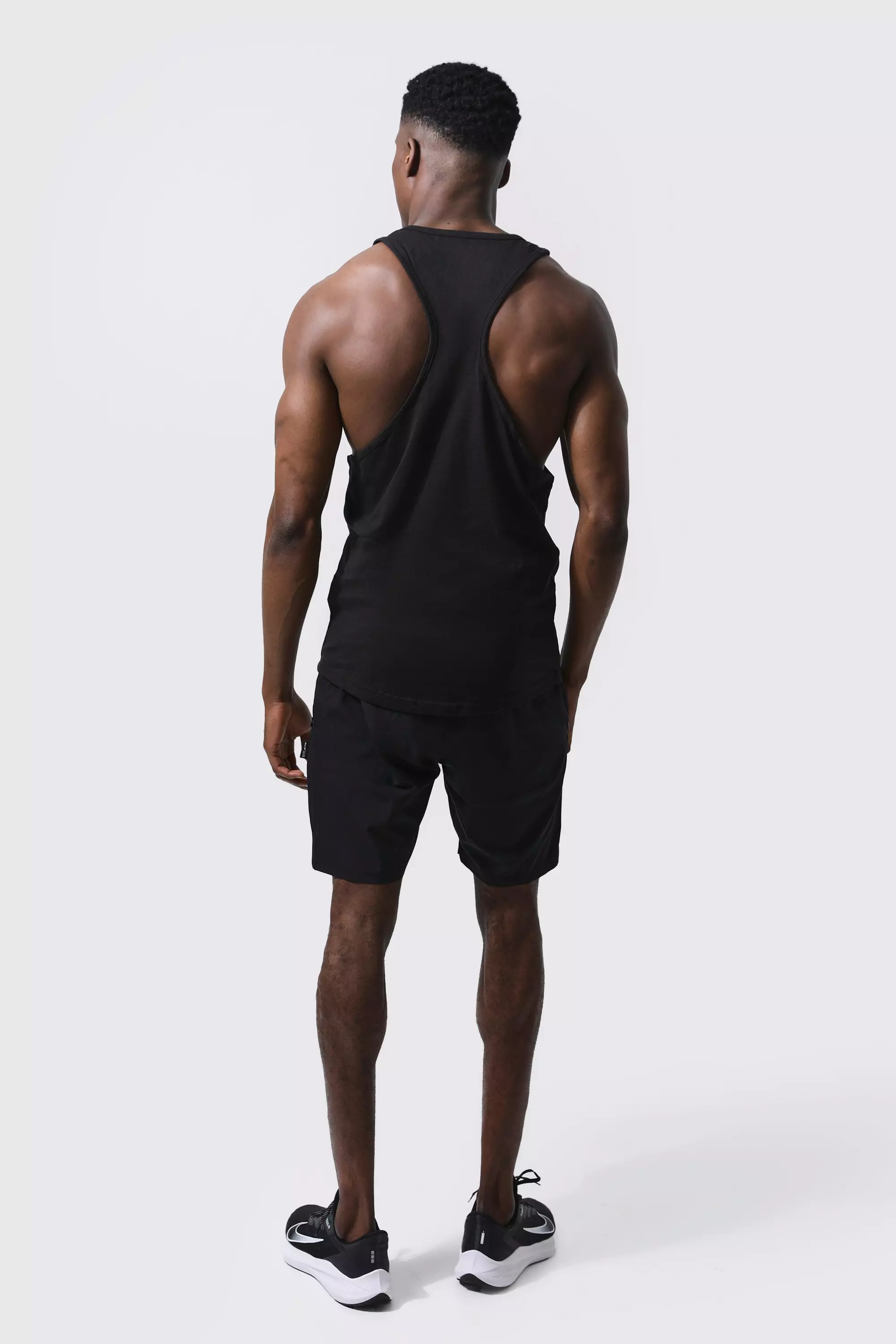 2-pack Regular Fit vest tops - Black - Men