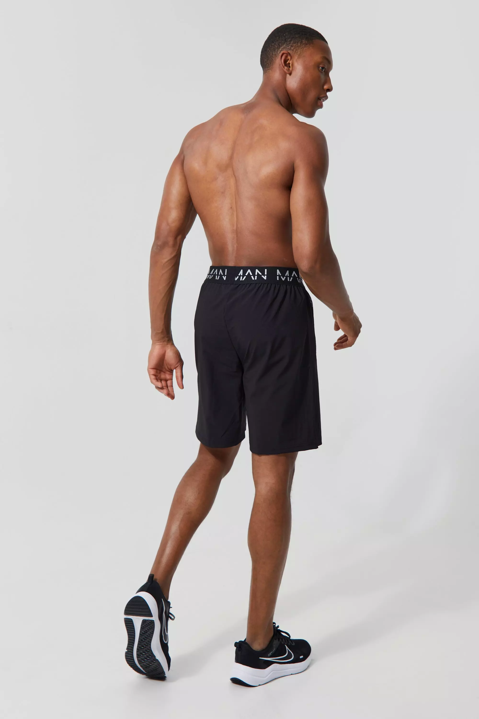 Tall Man Active Gym Shorts With Zip Pockets