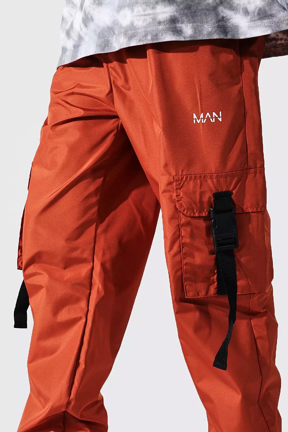 Original man shell online buckle joggers