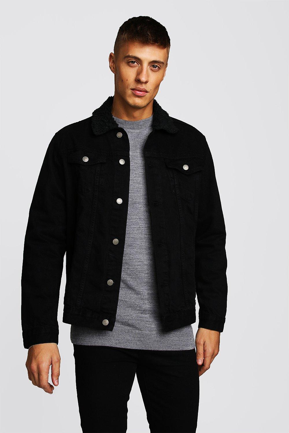 black borg denim jacket
