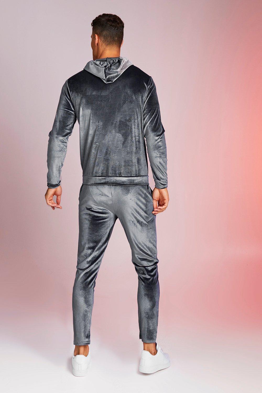 mens velour tracksuit uk