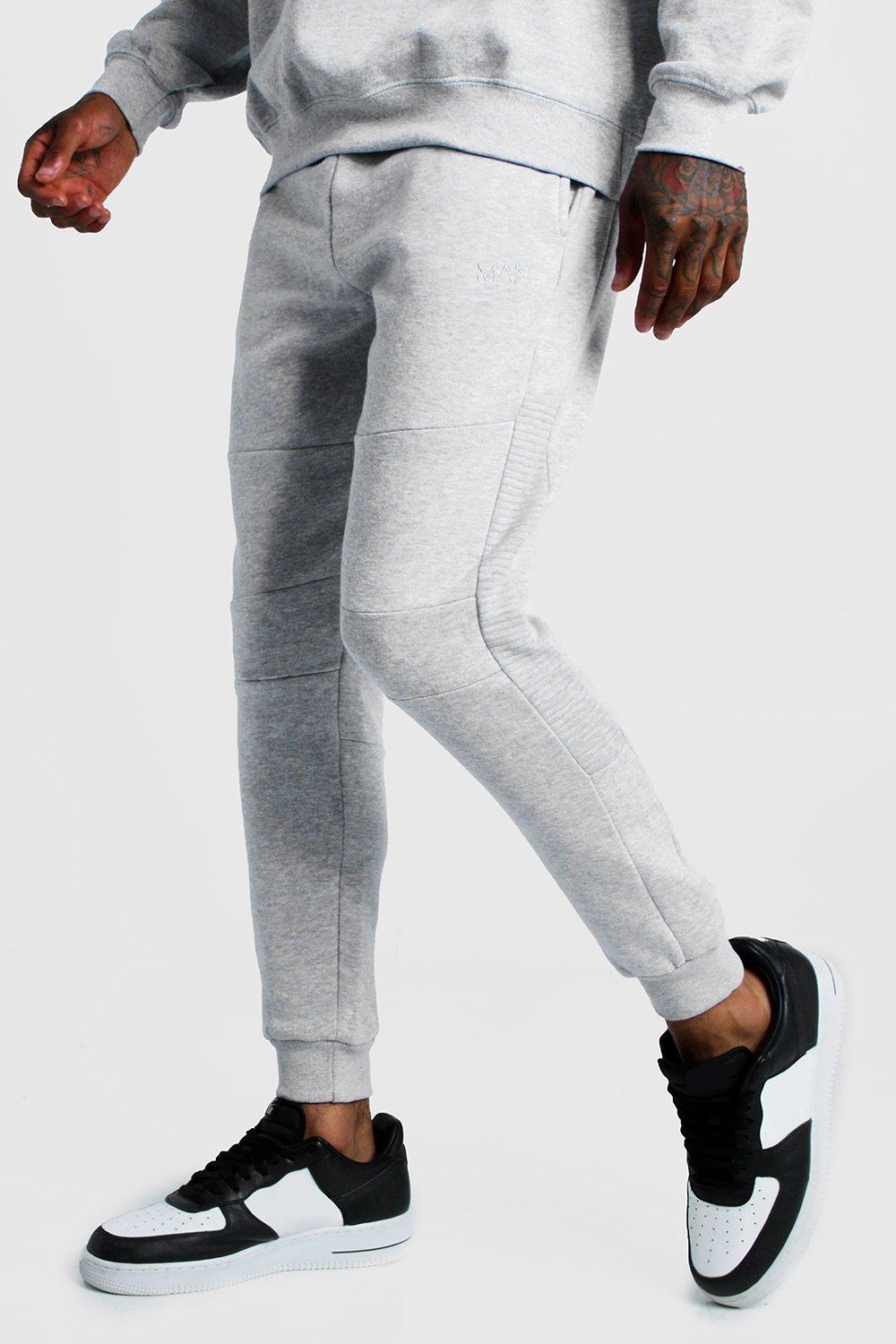 grey biker joggers