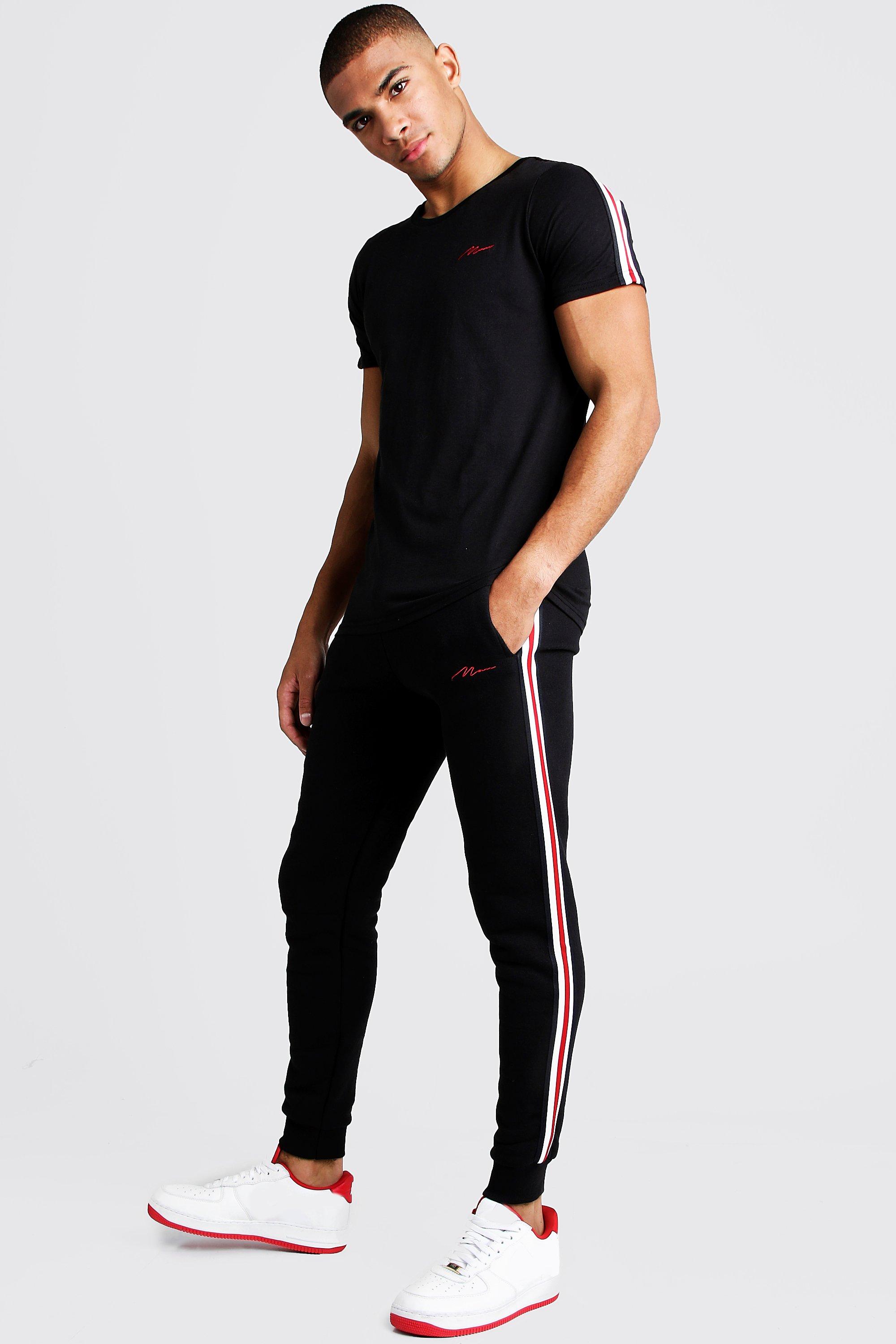 jogger and t shirt