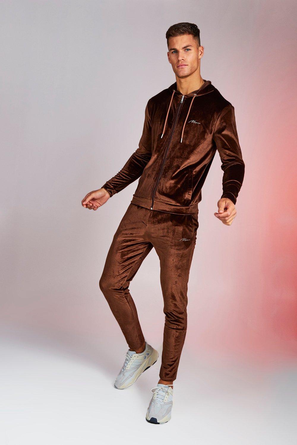 boohoo man tracksuit bottoms