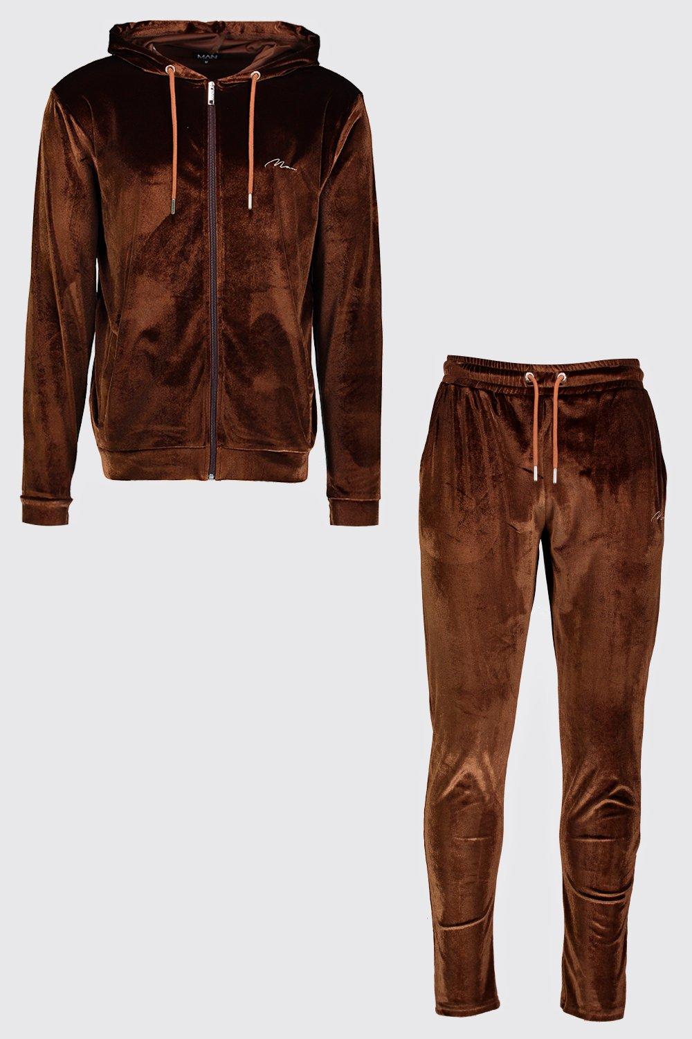 brown tracksuit