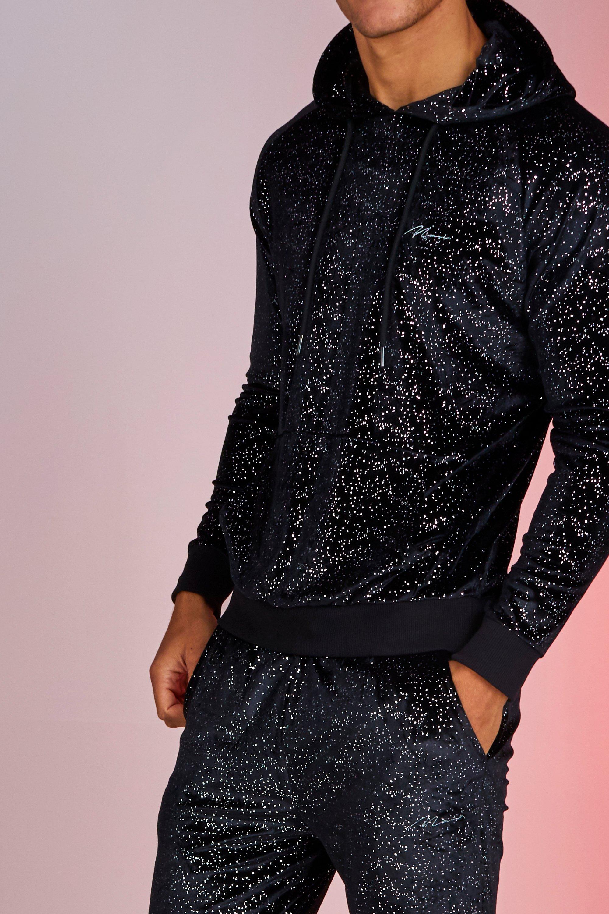 metallic tracksuit