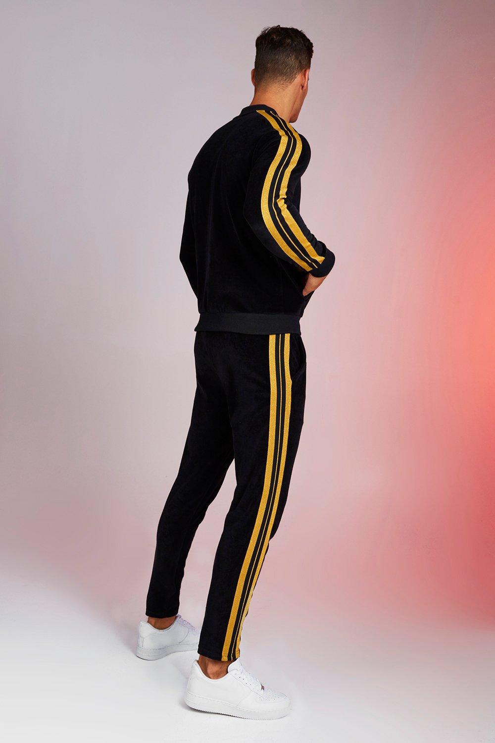 nike gold tape tracksuit