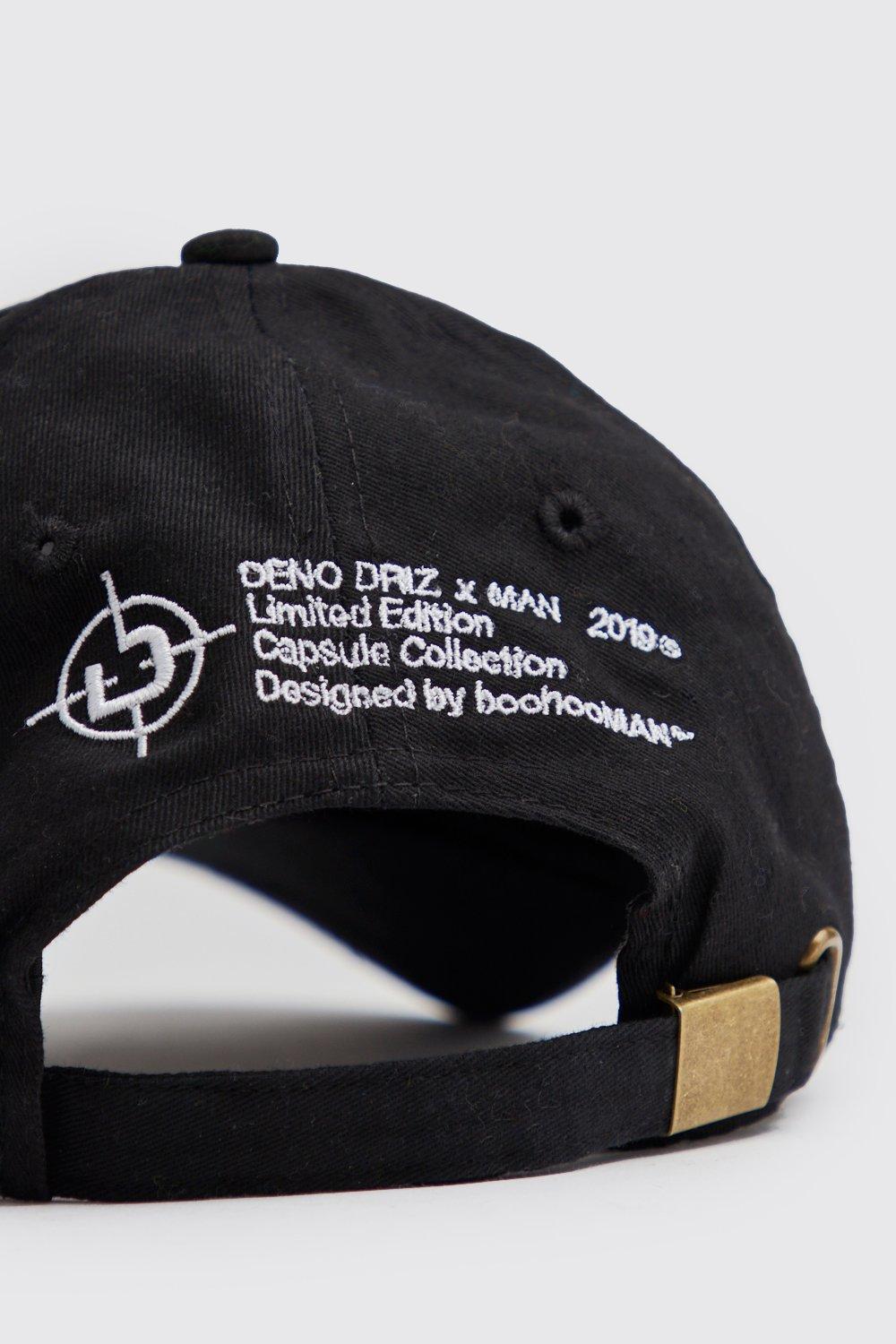 black baseball cap target