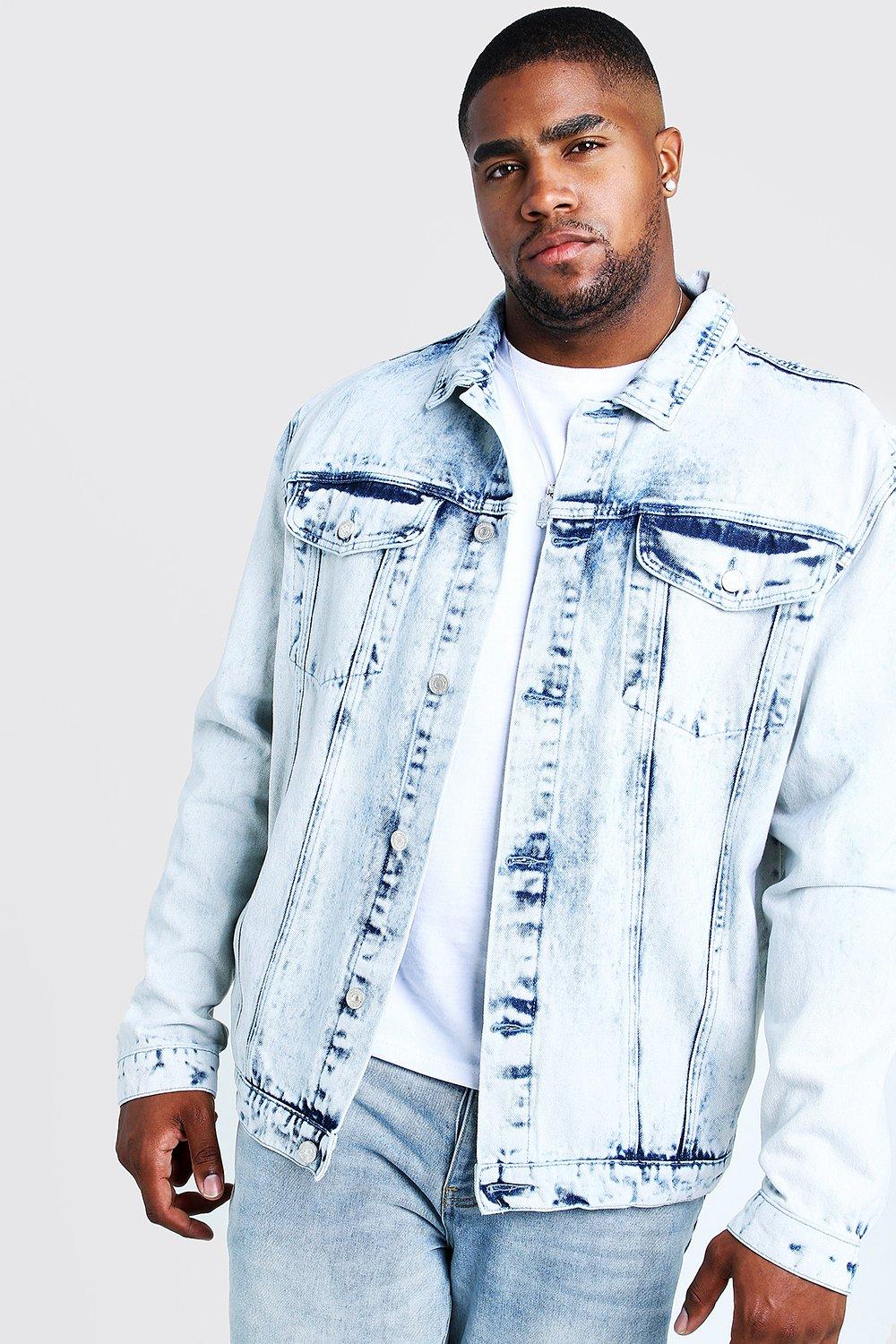 big and tall denim jacket