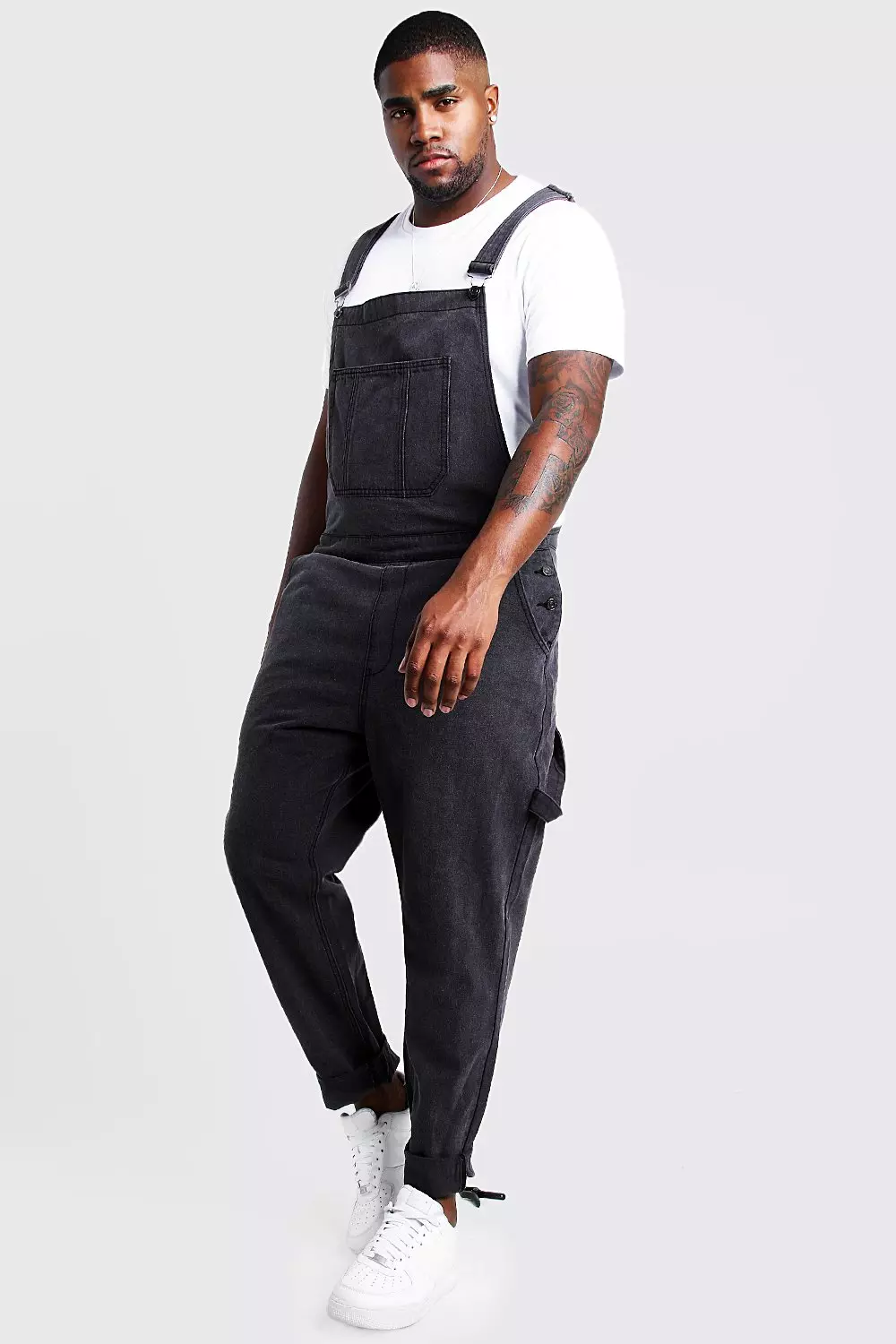 Big and clearance tall denim overalls